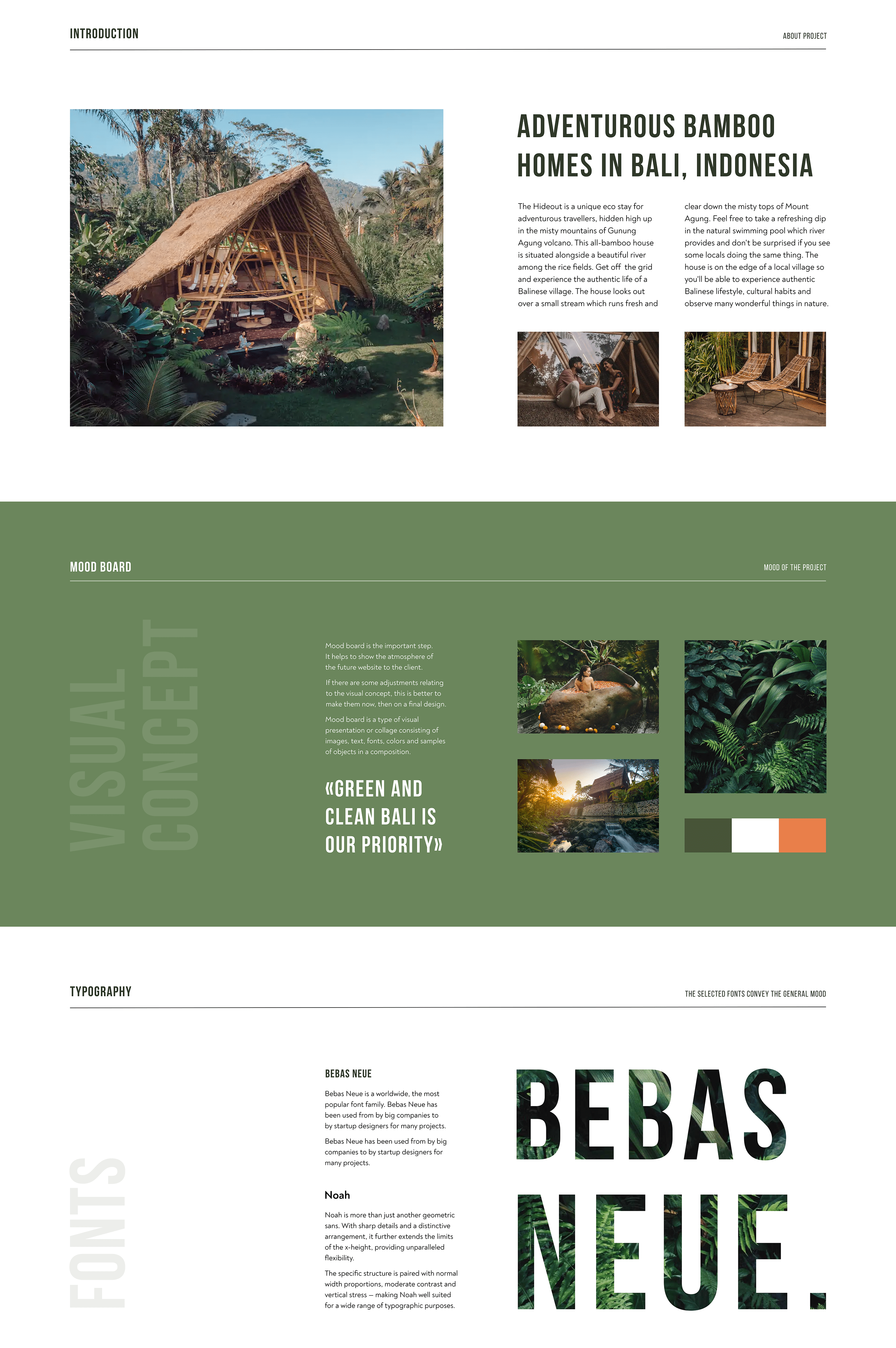 Hideout Bali. Travel website concept — Изображение №2 — Интерфейсы на Dprofile
