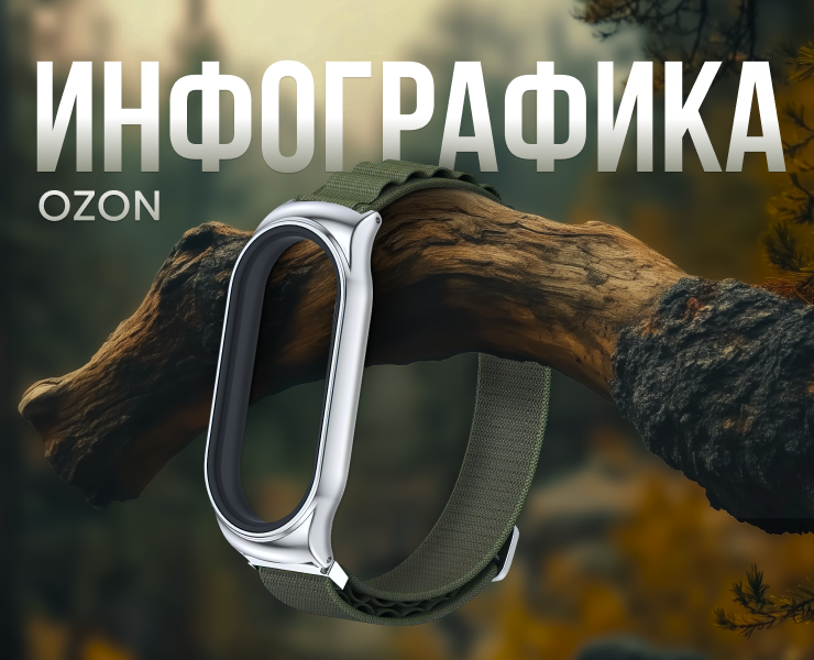 Ремешок Xiaomi Smart — Графика, Маркетинг на Dprofile
