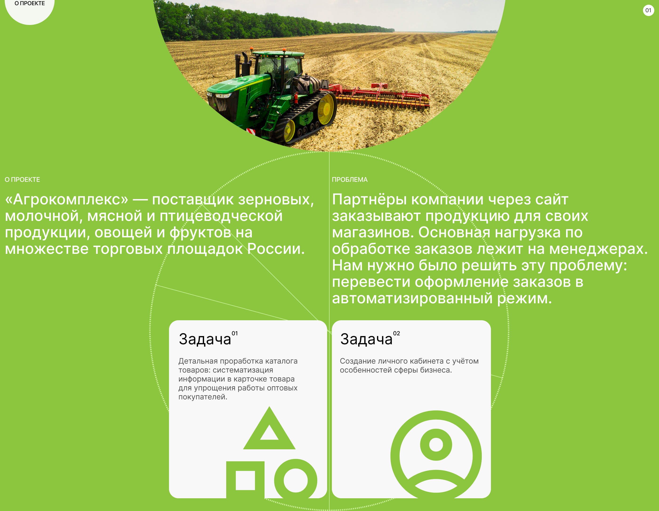 Портал для крупного российского аграрного холдинга — Изображение №2 — Интерфейсы, Брендинг на Dprofile
