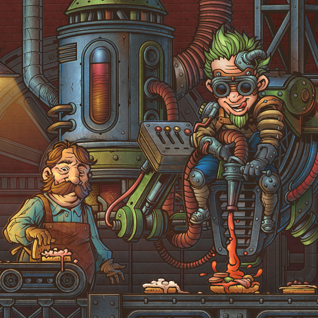 Rocket Food Truck — Изображение №3 — Брендинг, Иллюстрация на Dprofile