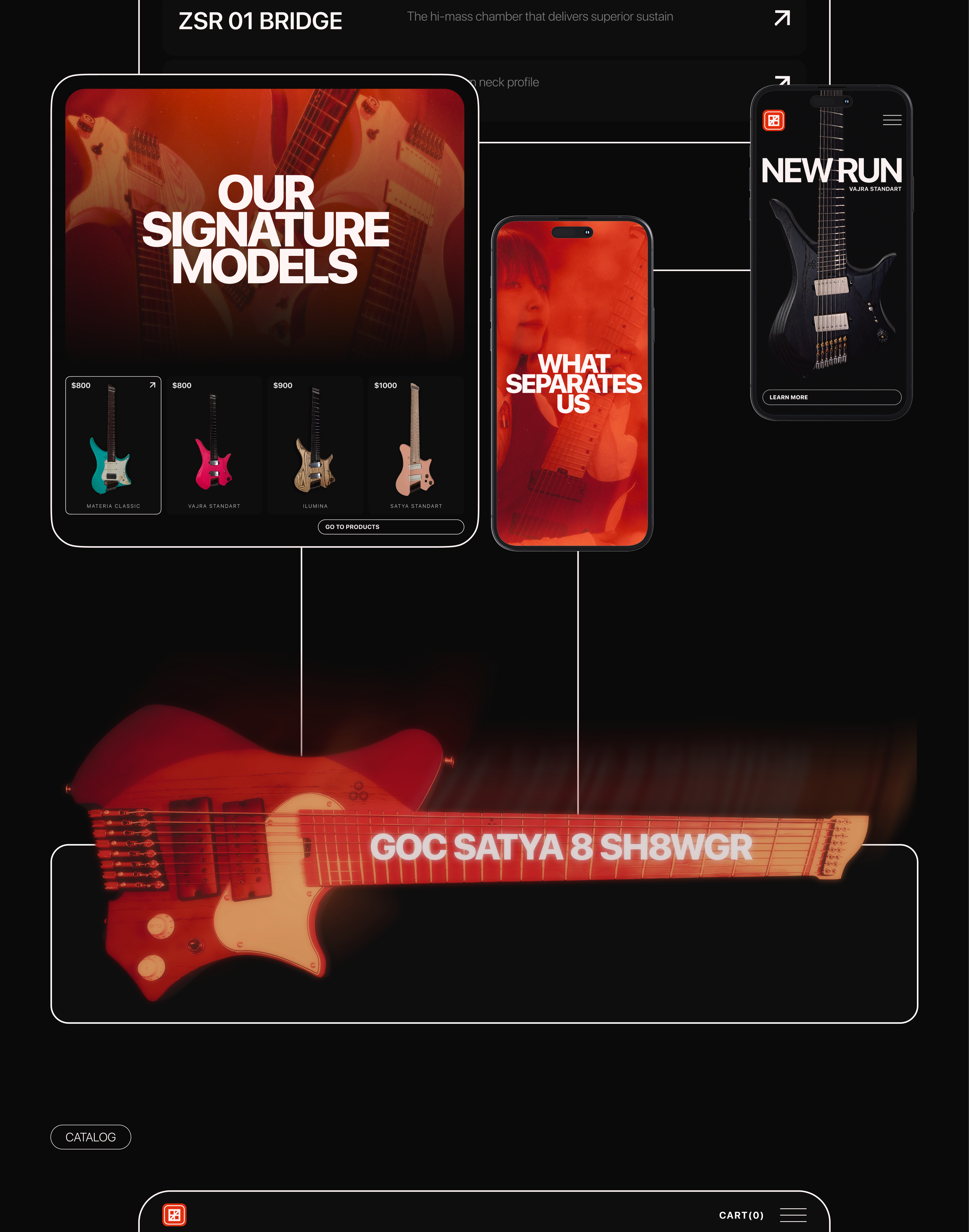 GOC GUITAR STORE REDESIGN — Изображение №3 — Интерфейсы на Dprofile