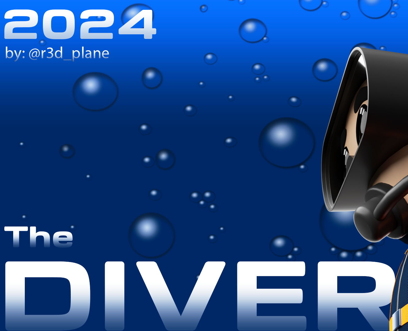 The DIVER — Иллюстрация, 3D на Dprofile