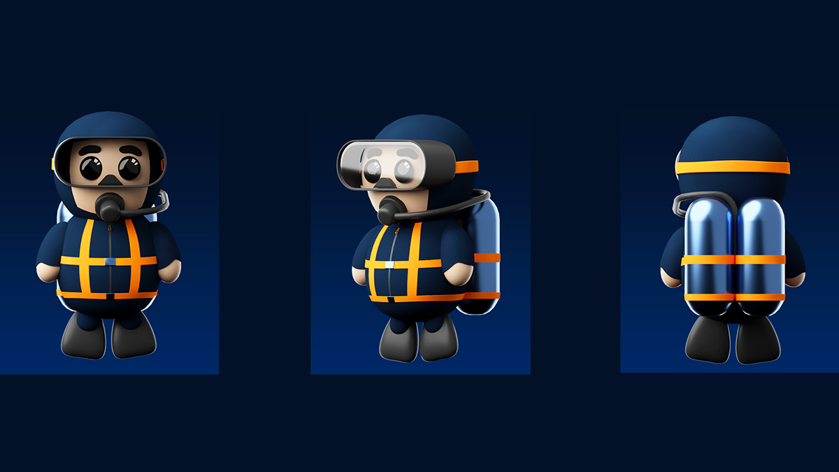 The DIVER — Изображение №6 — Иллюстрация, 3D на Dprofile