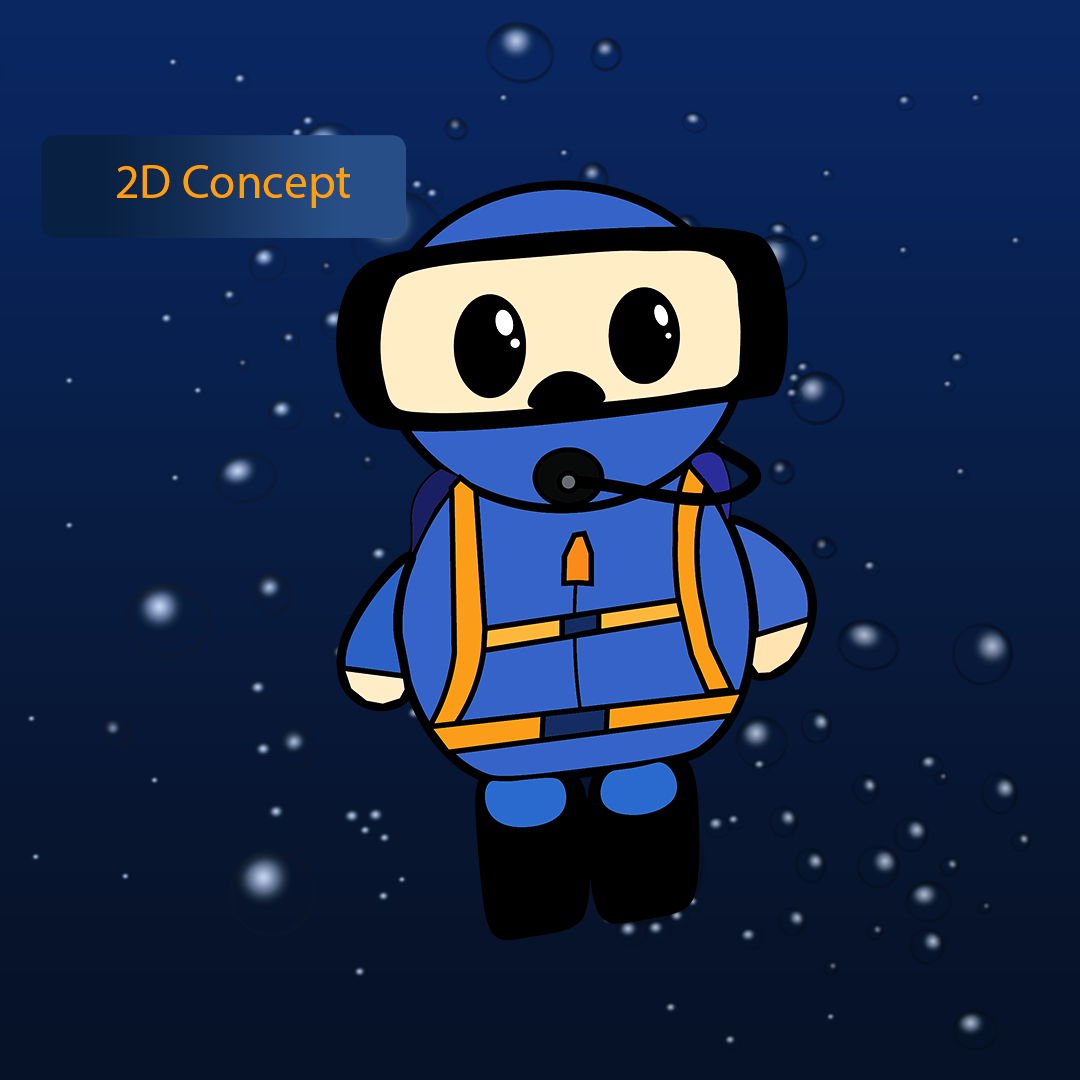 The DIVER — Изображение №3 — Иллюстрация, 3D на Dprofile