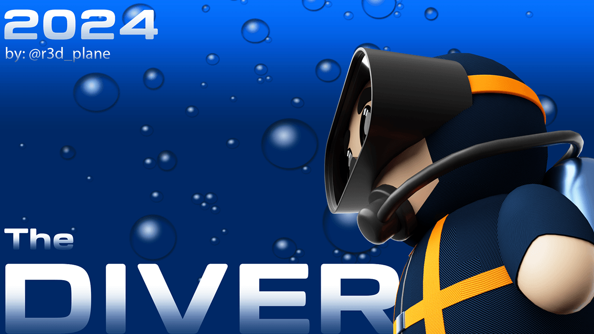 The DIVER — Изображение №1 — Иллюстрация, 3D на Dprofile
