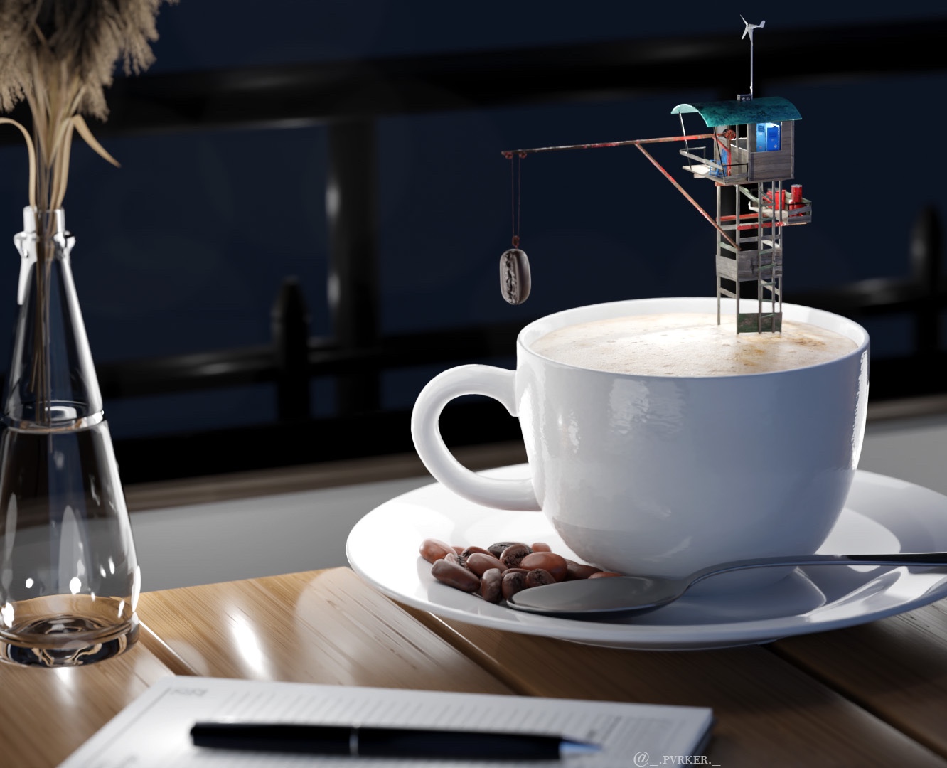 Coffee — Иллюстрация, 3D на Dprofile