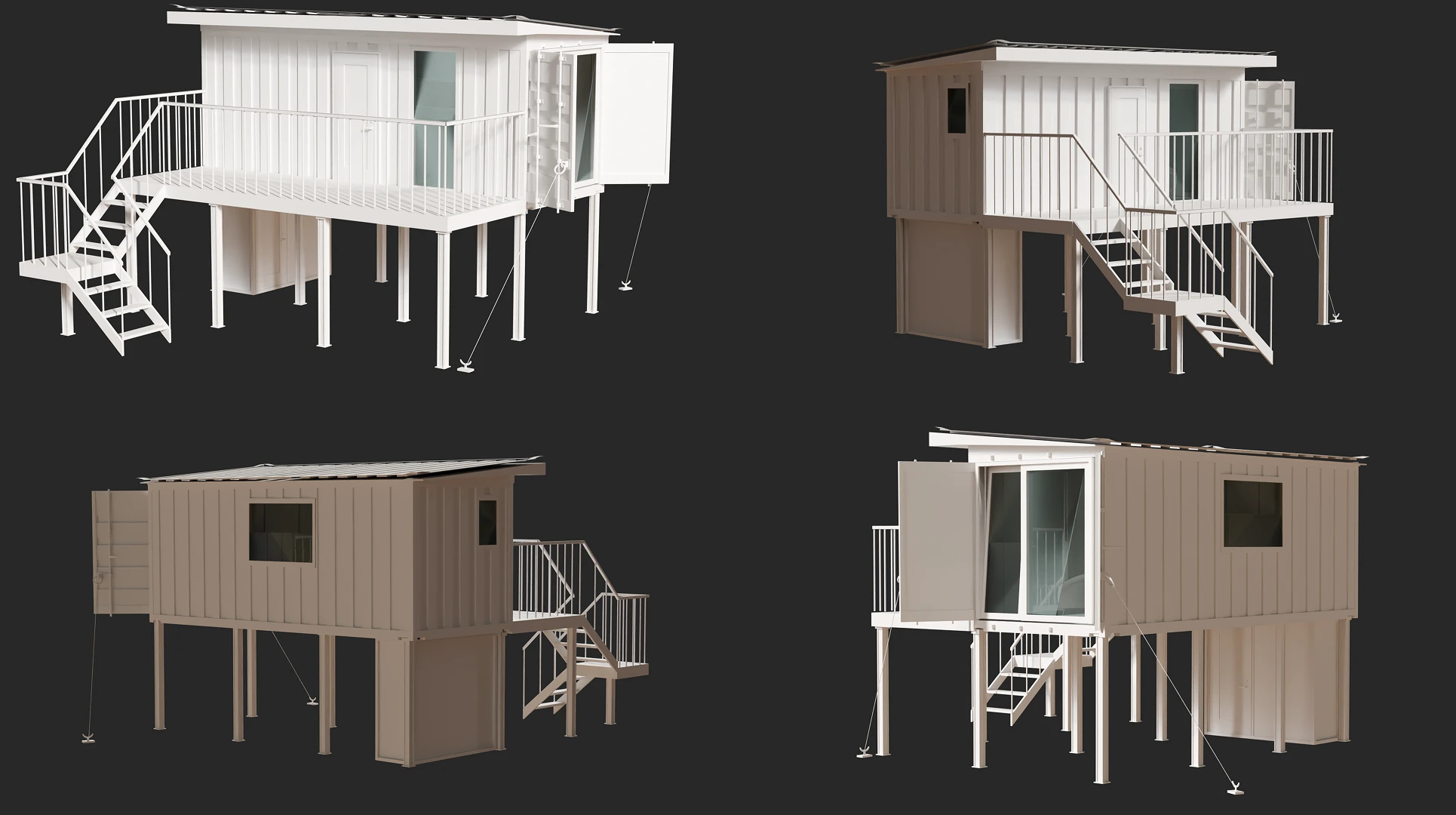 CONTAINER HOUSE — Изображение №3 — Иллюстрация, 3D на Dprofile