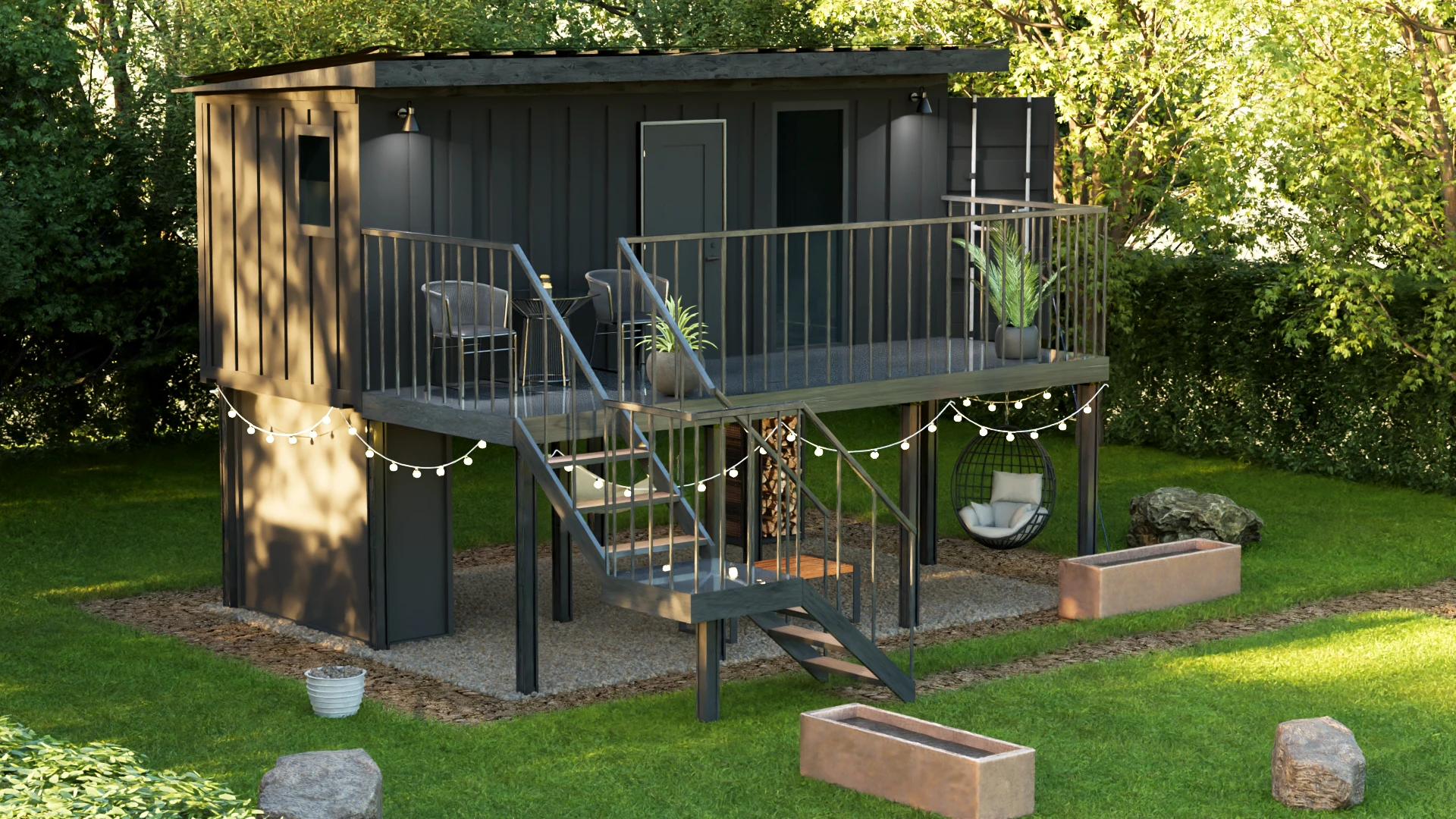 CONTAINER HOUSE — Изображение №9 — Иллюстрация, 3D на Dprofile