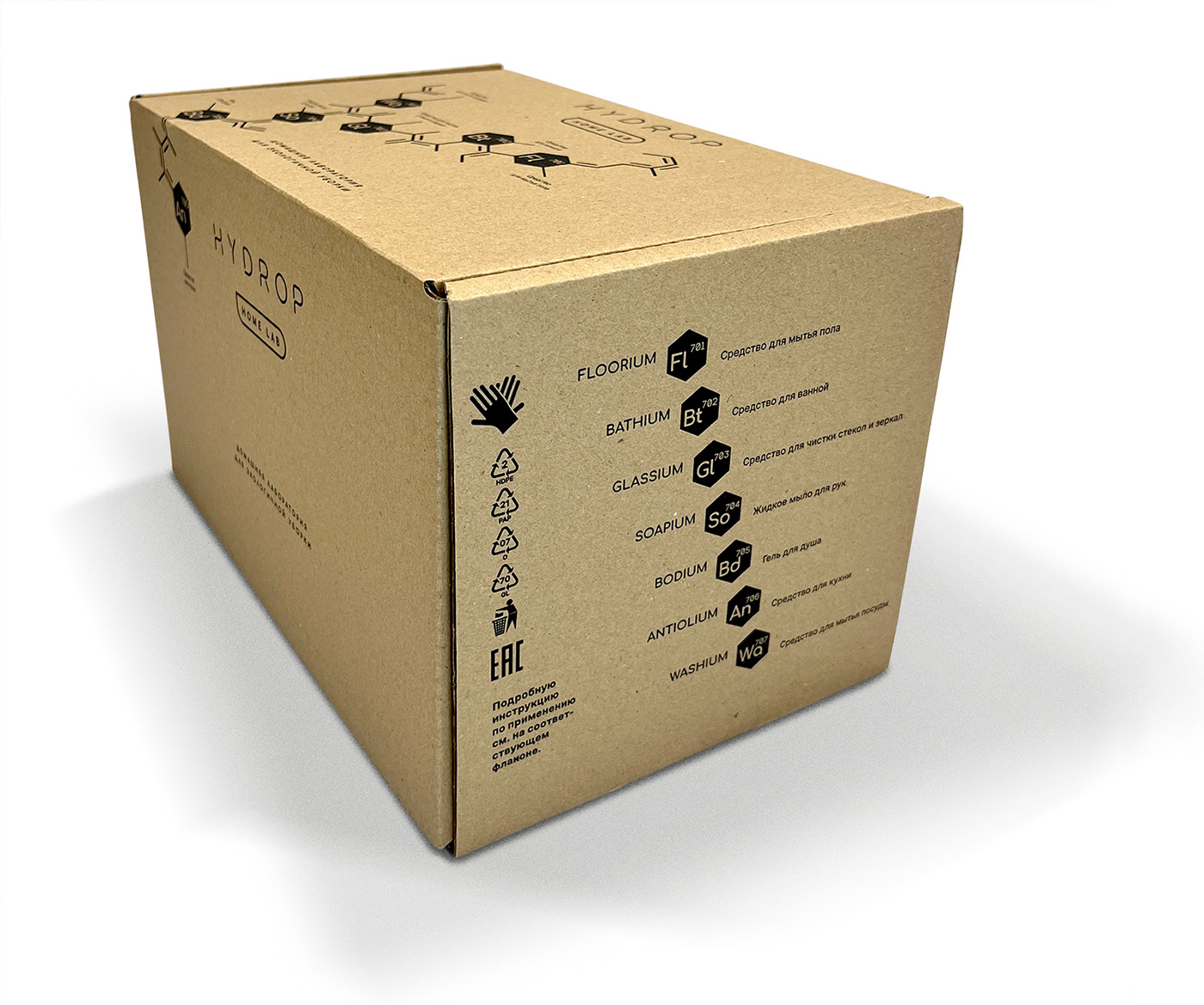 Home Lab. Two-component household cleaners — Изображение №7 — Брендинг, Графика на Dprofile