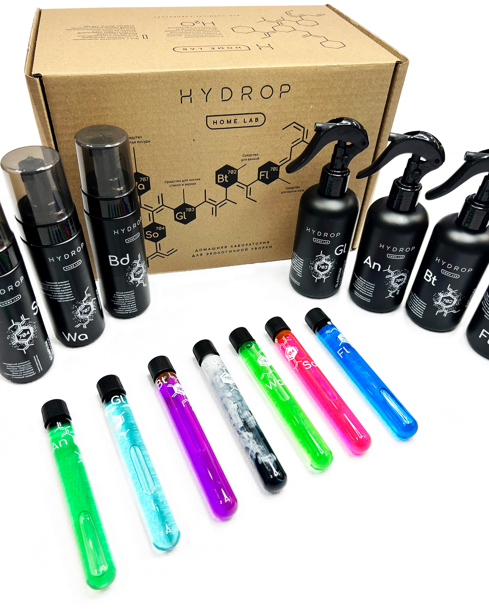 Home Lab. Two-component household cleaners — Изображение №8 — Брендинг, Графика на Dprofile