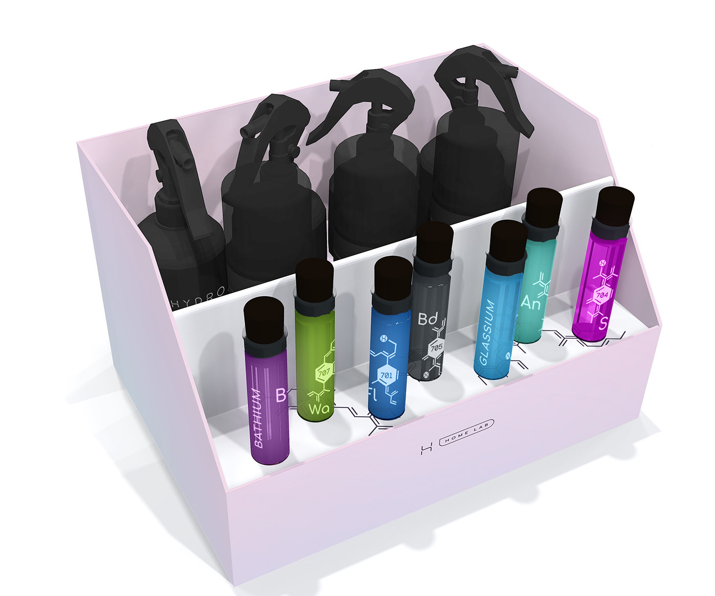 Home Lab. Two-component household cleaners — Изображение №3 — Брендинг, Графика на Dprofile