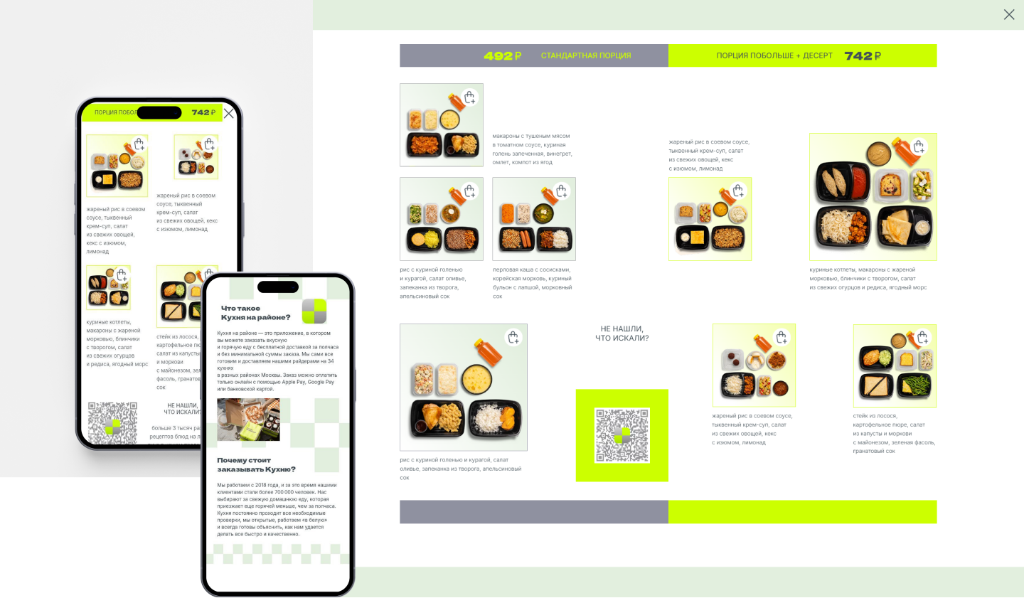 Дизайн одностраничного сайта / Кухня на районе — Изображение №9 — Интерфейсы, Брендинг на Dprofile