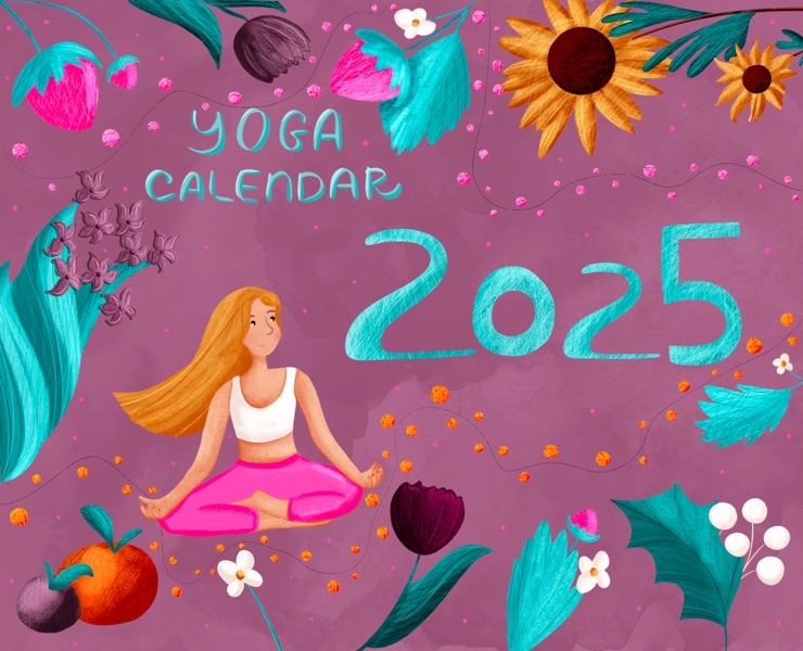 Йога-календарик на 2025 на Dprofile