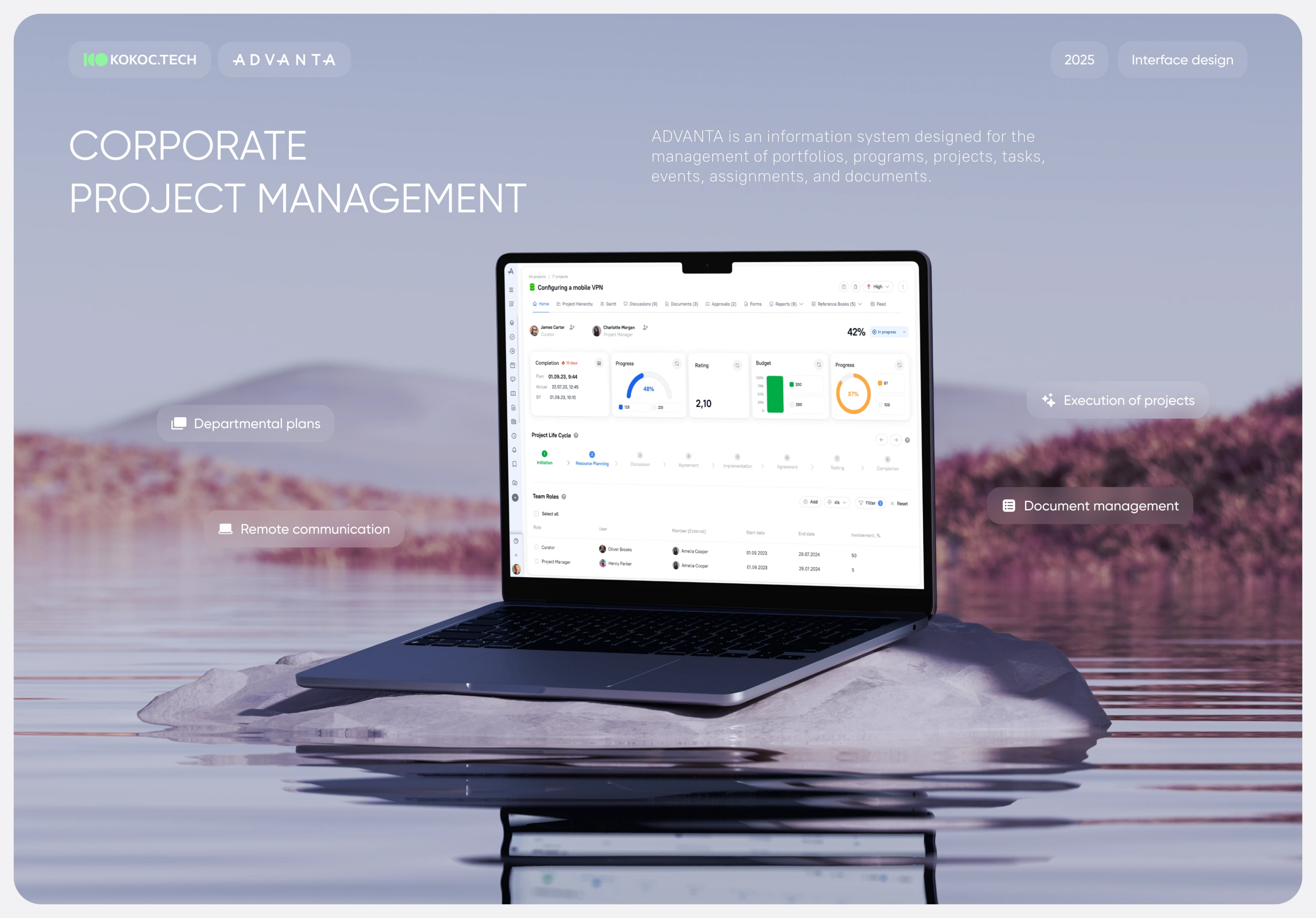 Таск менеджер Advanta — Изображение №1 — Интерфейсы на Dprofile