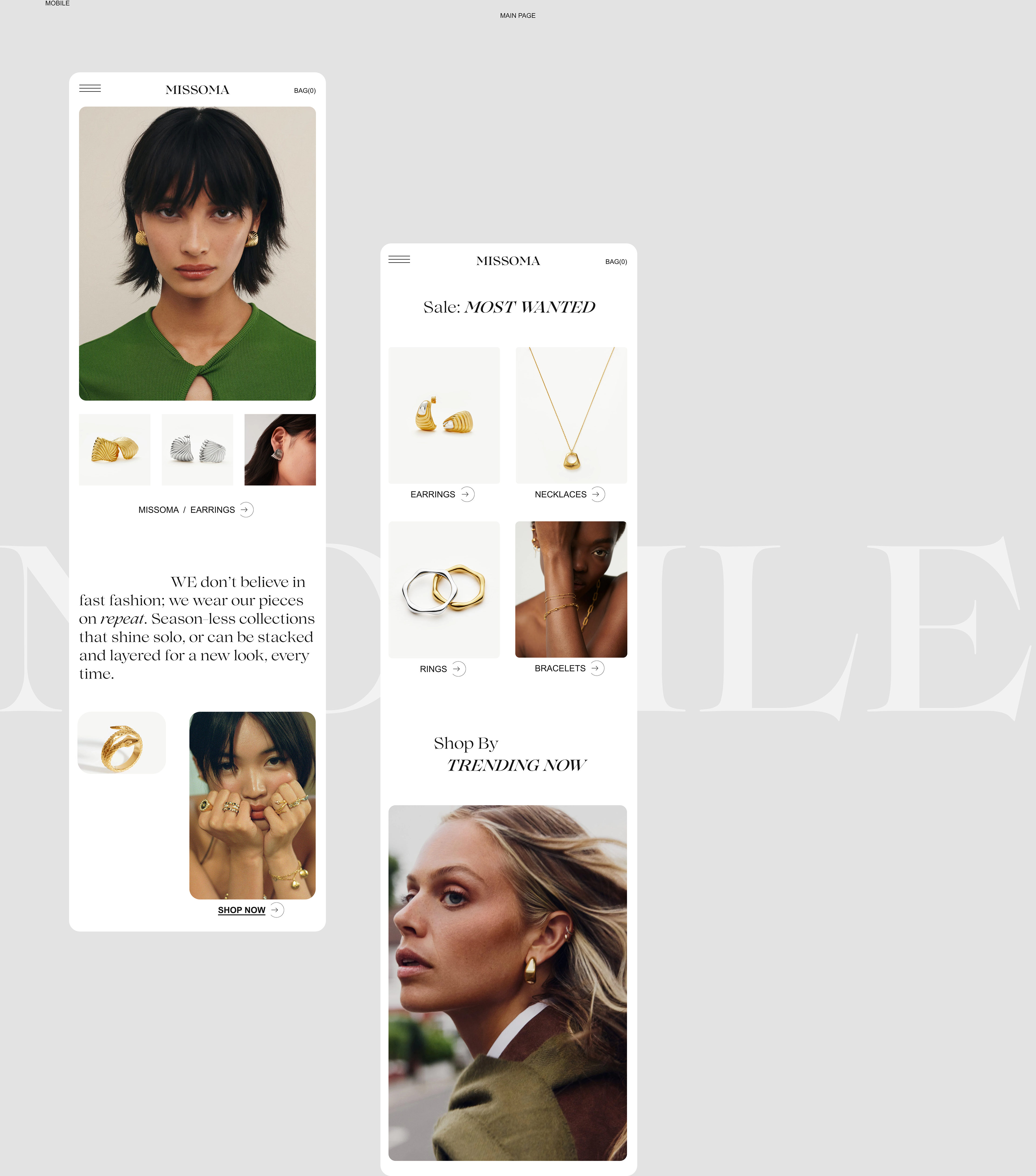 Online jewelry store — Изображение №7 — Интерфейсы на Dprofile