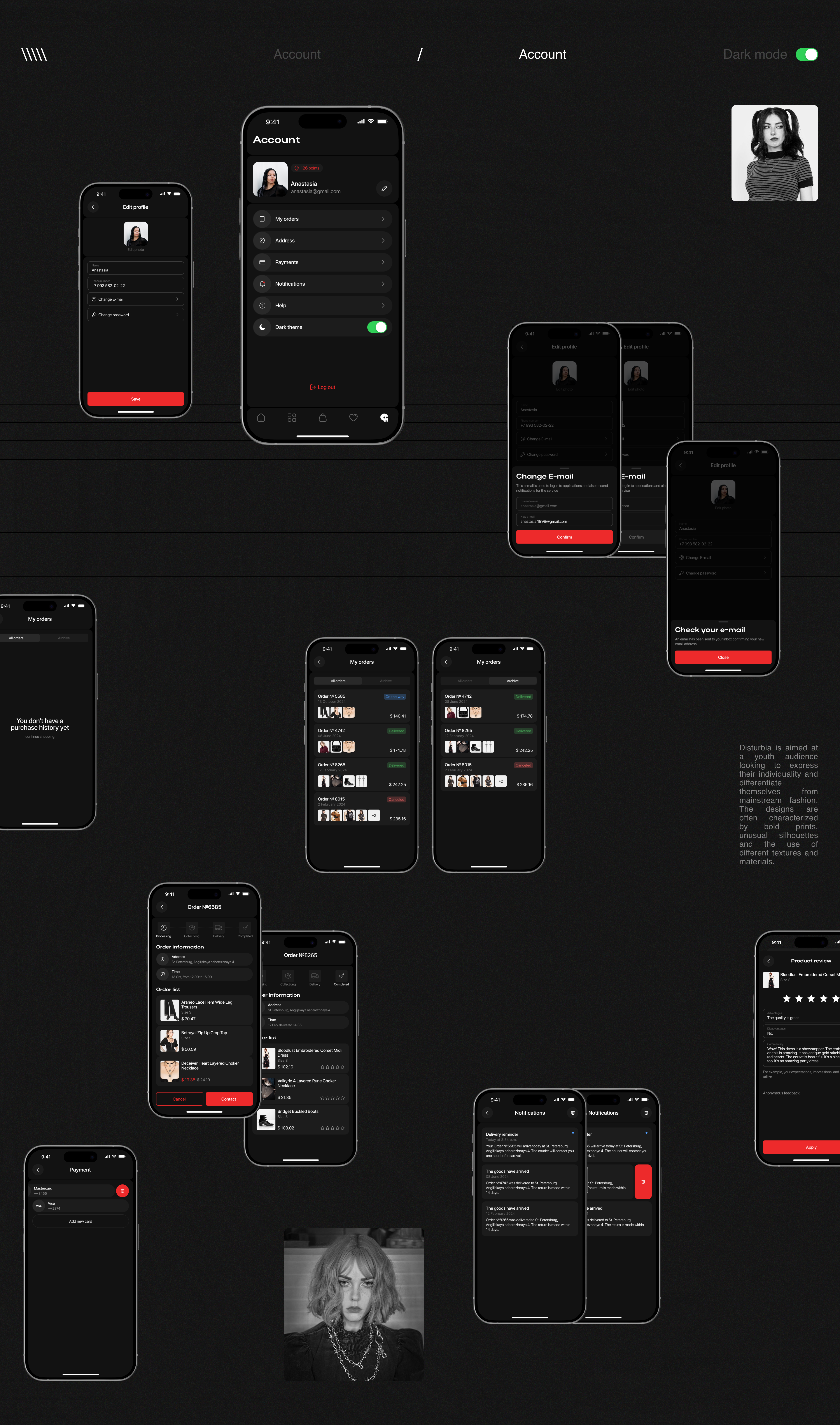 Disturbia | Mobile App — Изображение №15 — Интерфейсы на Dprofile
