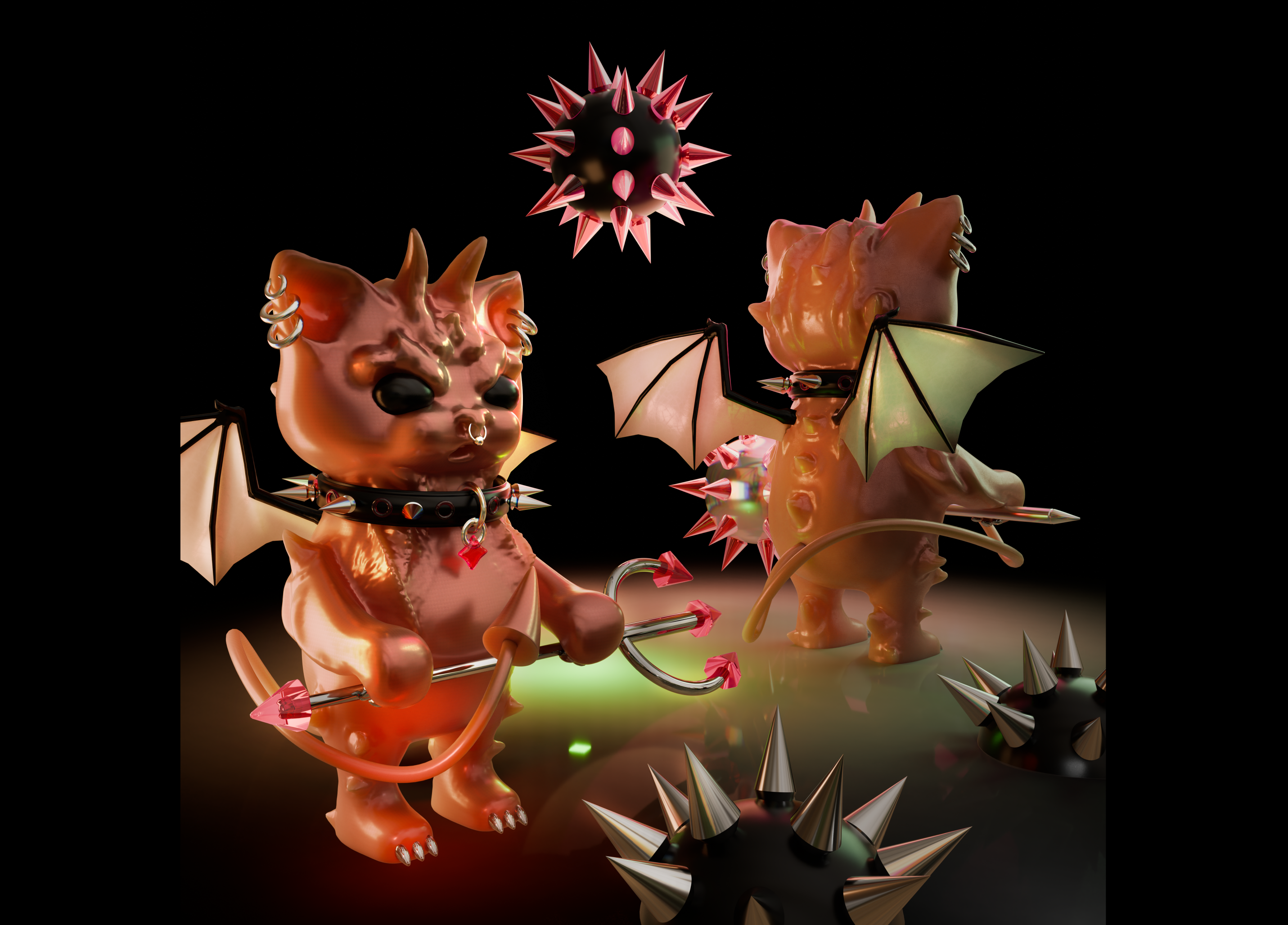 SATAN LOVES FUZZIES / 3D Concept — Изображение №3 — Иллюстрация, 3D на Dprofile