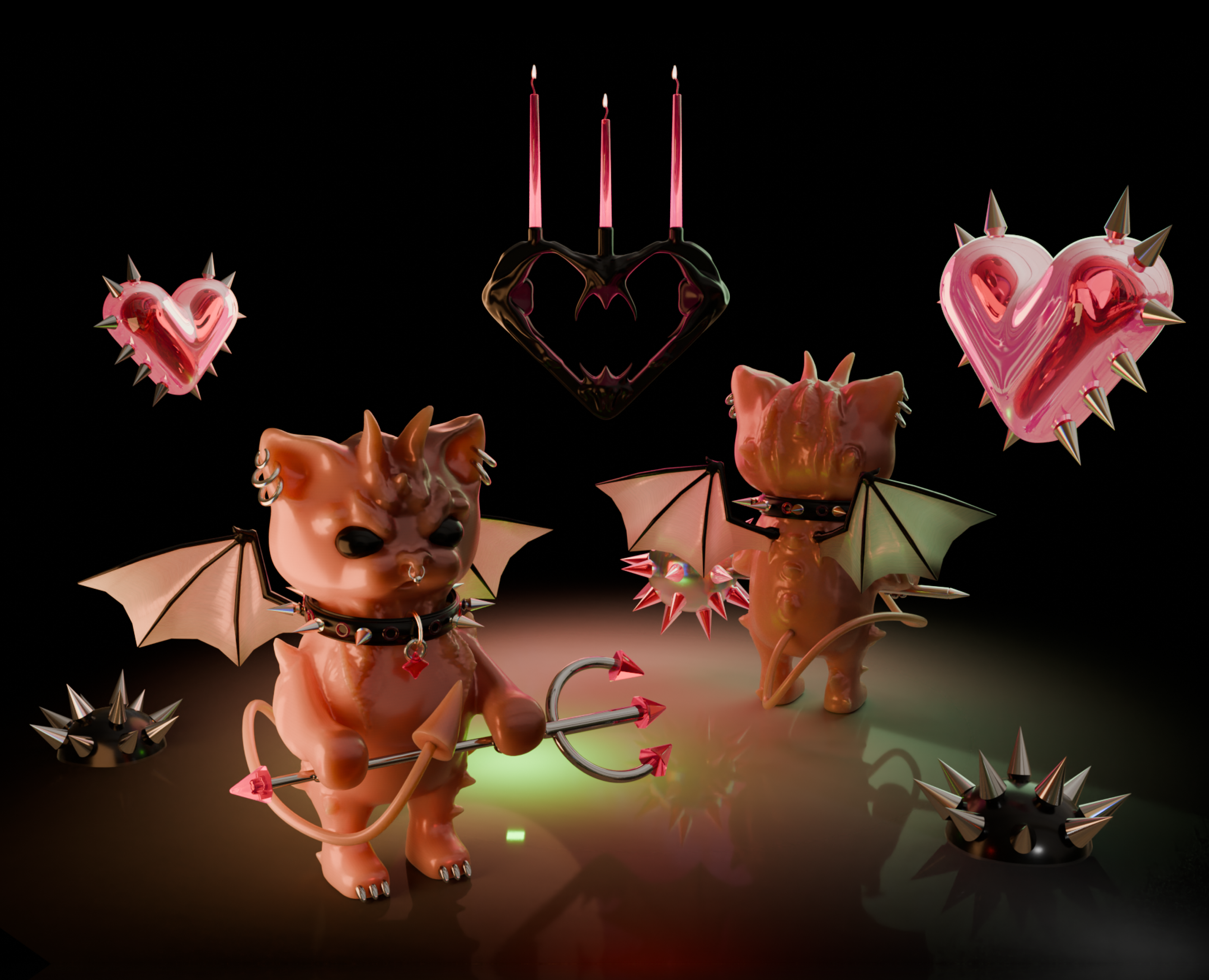 SATAN LOVES FUZZIES / 3D Concept на Dprofile
