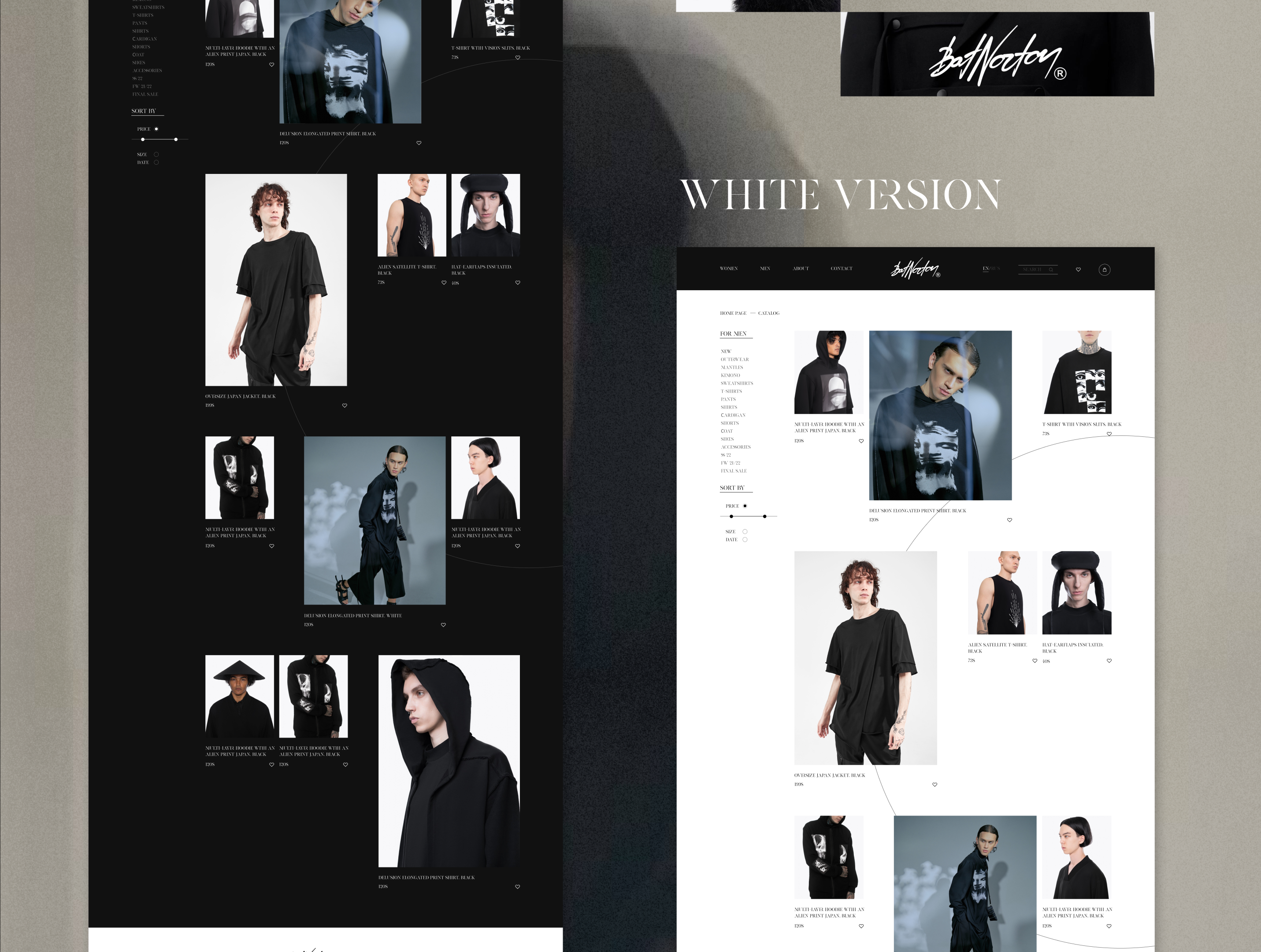 Online-store website brand "Bat Norton" — Изображение №16 — Интерфейсы, Брендинг на Dprofile