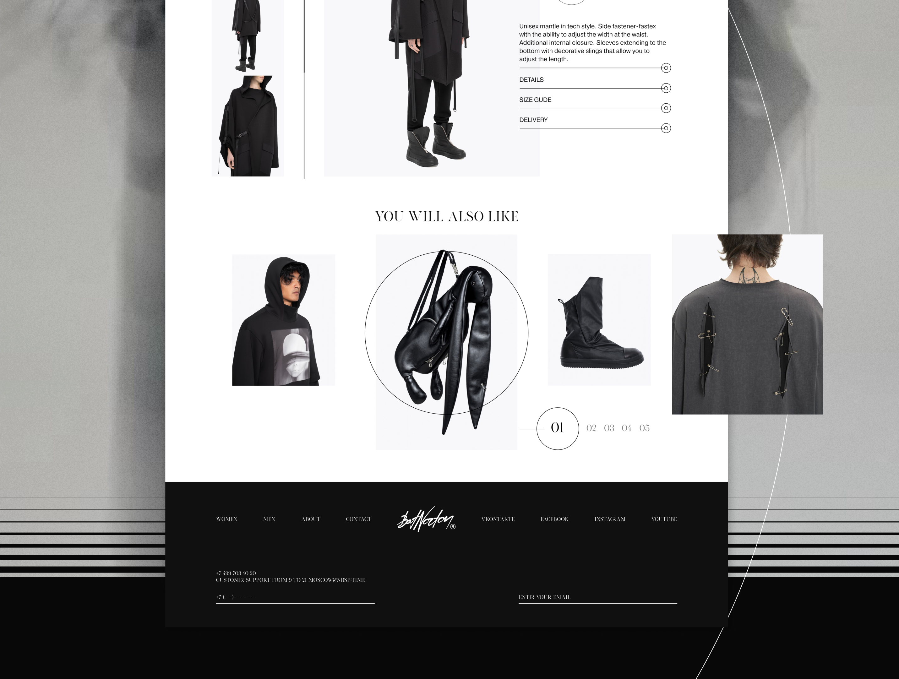 Online-store website brand "Bat Norton" — Изображение №18 — Интерфейсы, Брендинг на Dprofile