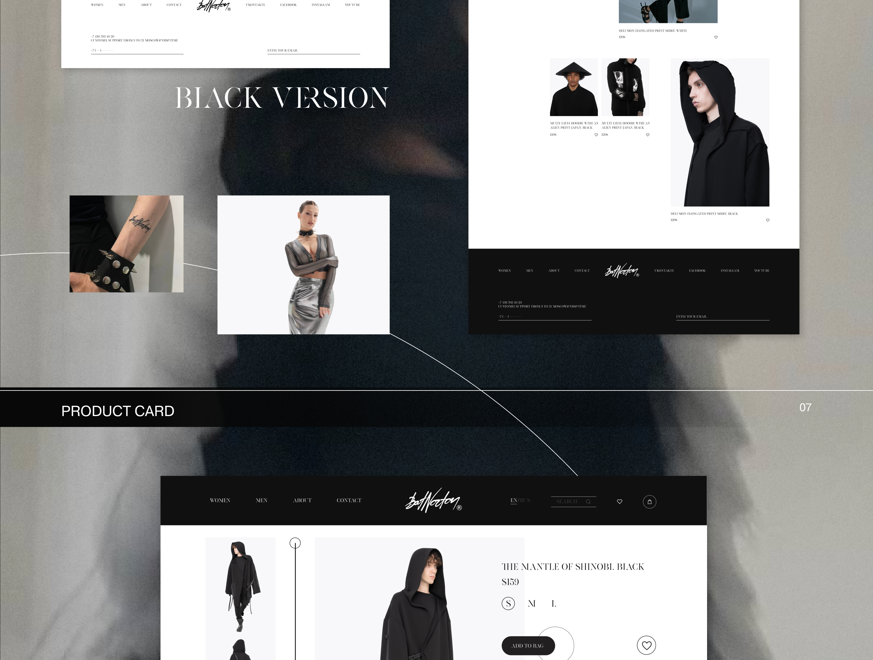 Online-store website brand "Bat Norton" — Изображение №17 — Интерфейсы, Брендинг на Dprofile
