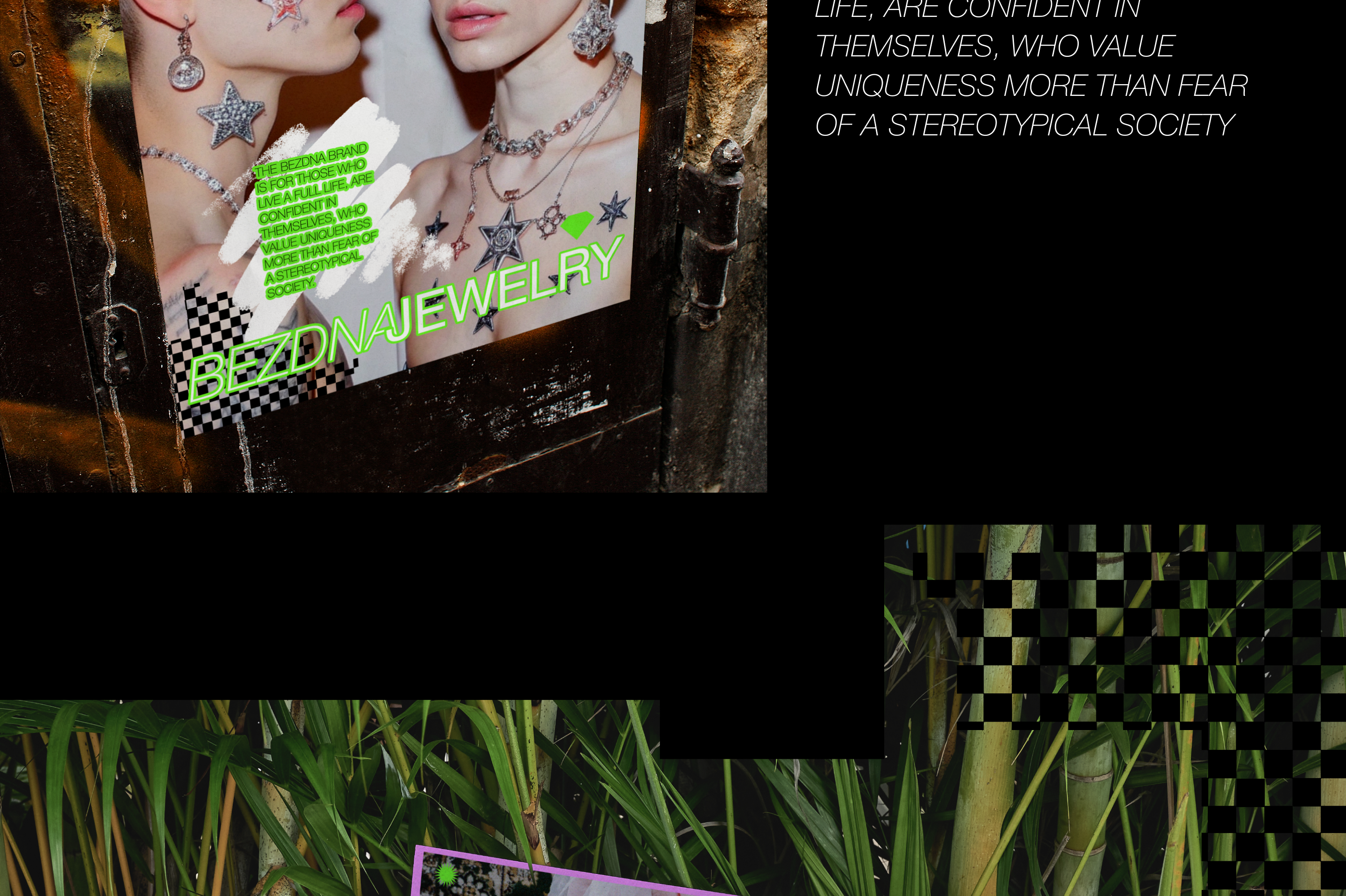 Design posters for the BEZDNA JEWELRY brand — Изображение №8 — Брендинг, Графика на Dprofile