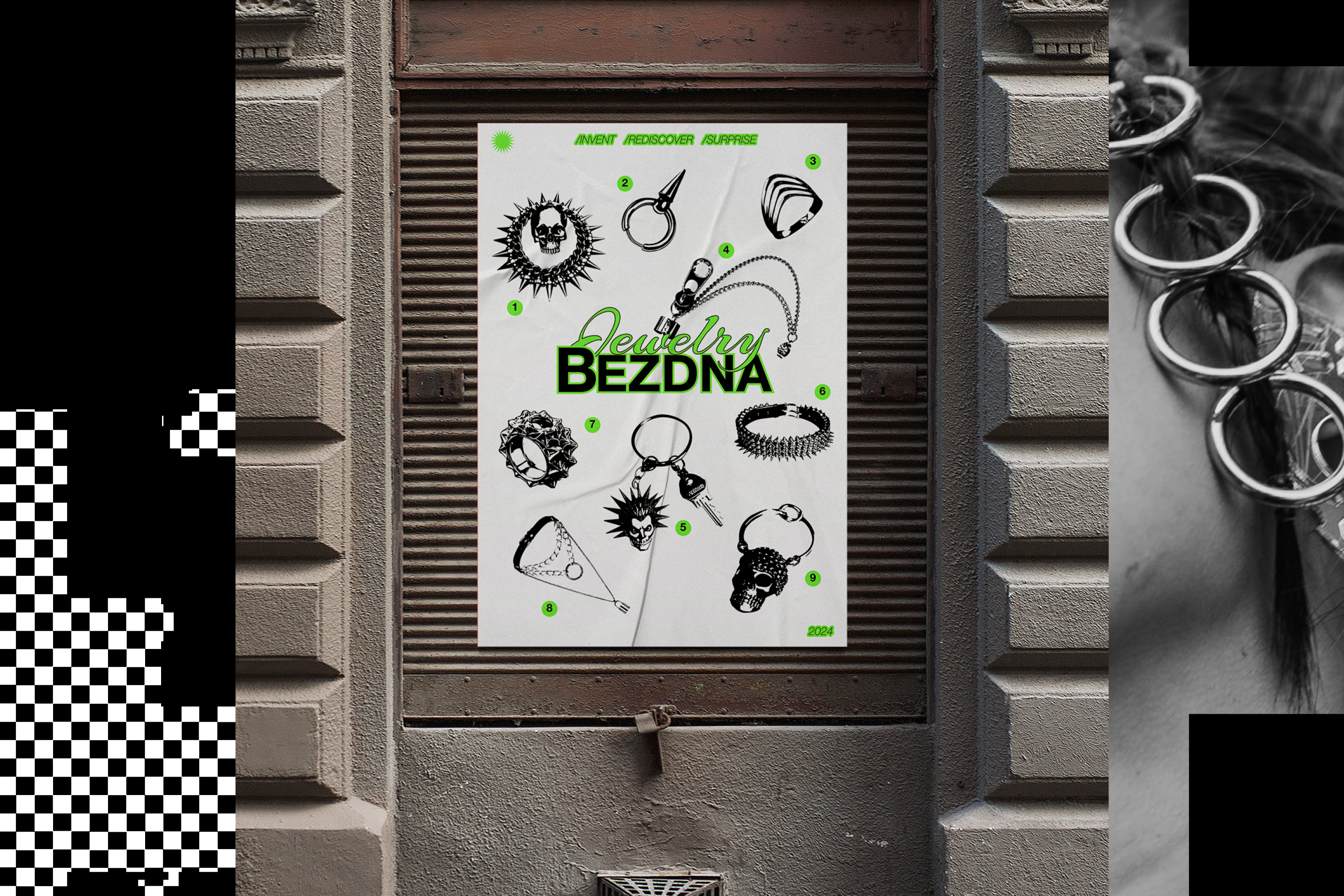 Design posters for the BEZDNA JEWELRY brand — Изображение №11 — Брендинг, Графика на Dprofile