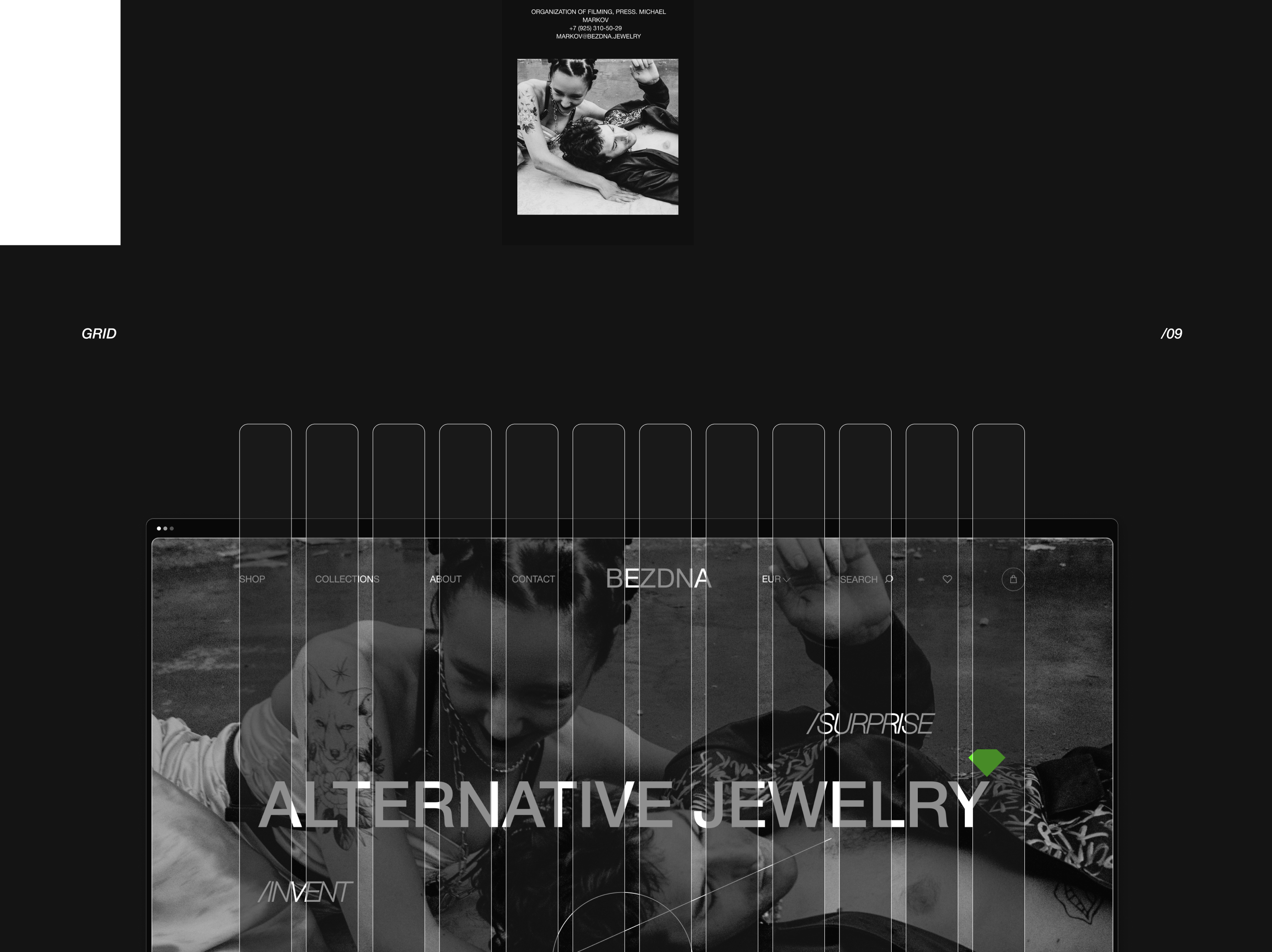 Online-store website brand "BEZDNA JEWELRY" — Изображение №22 — Интерфейсы, Брендинг на Dprofile