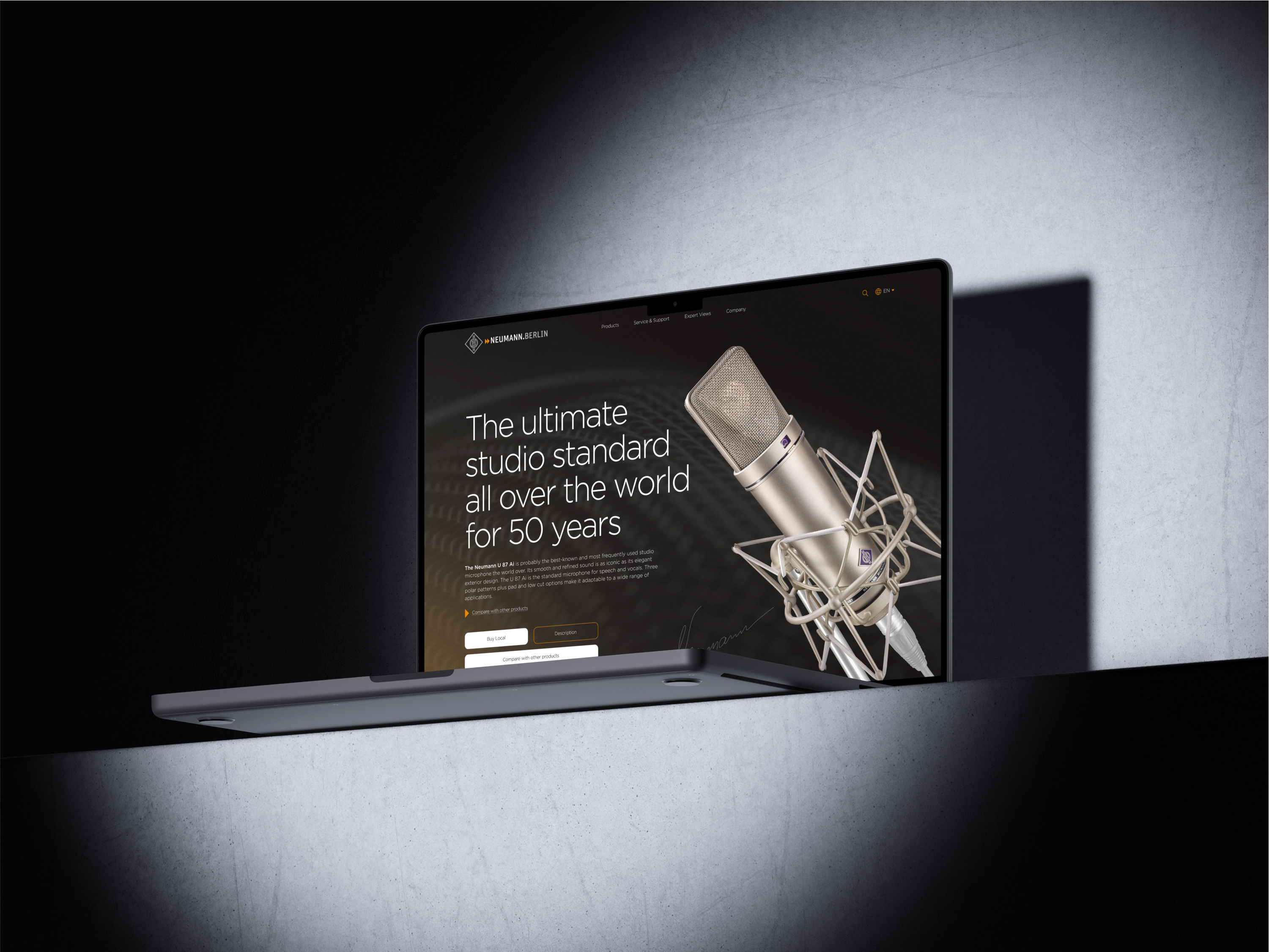 Neumann. Landing — Изображение №2 — Интерфейсы, Брендинг на Dprofile
