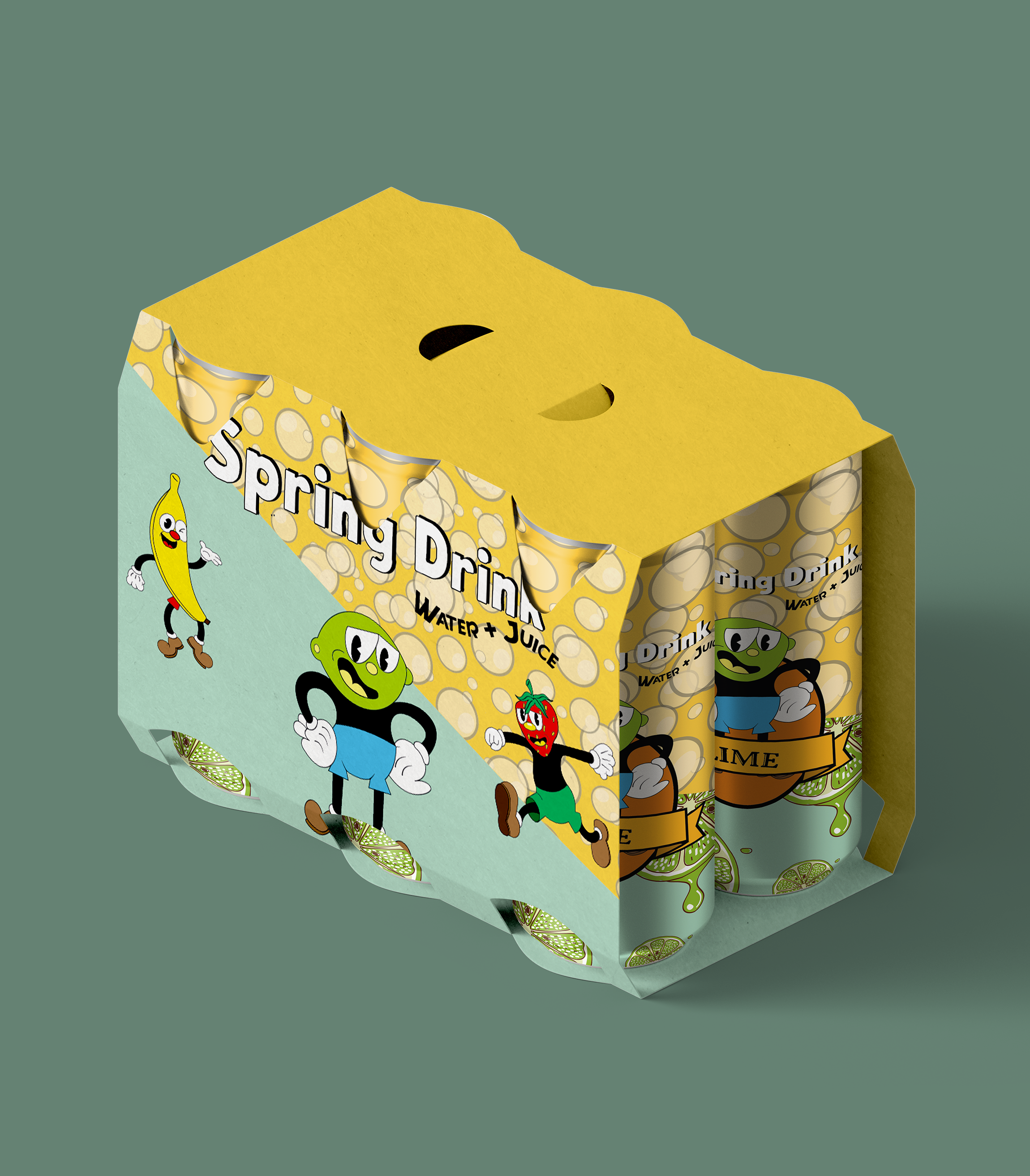 Packaging design Spring Drink | Разработка упаковки — Изображение №10 — Брендинг, Иллюстрация на Dprofile