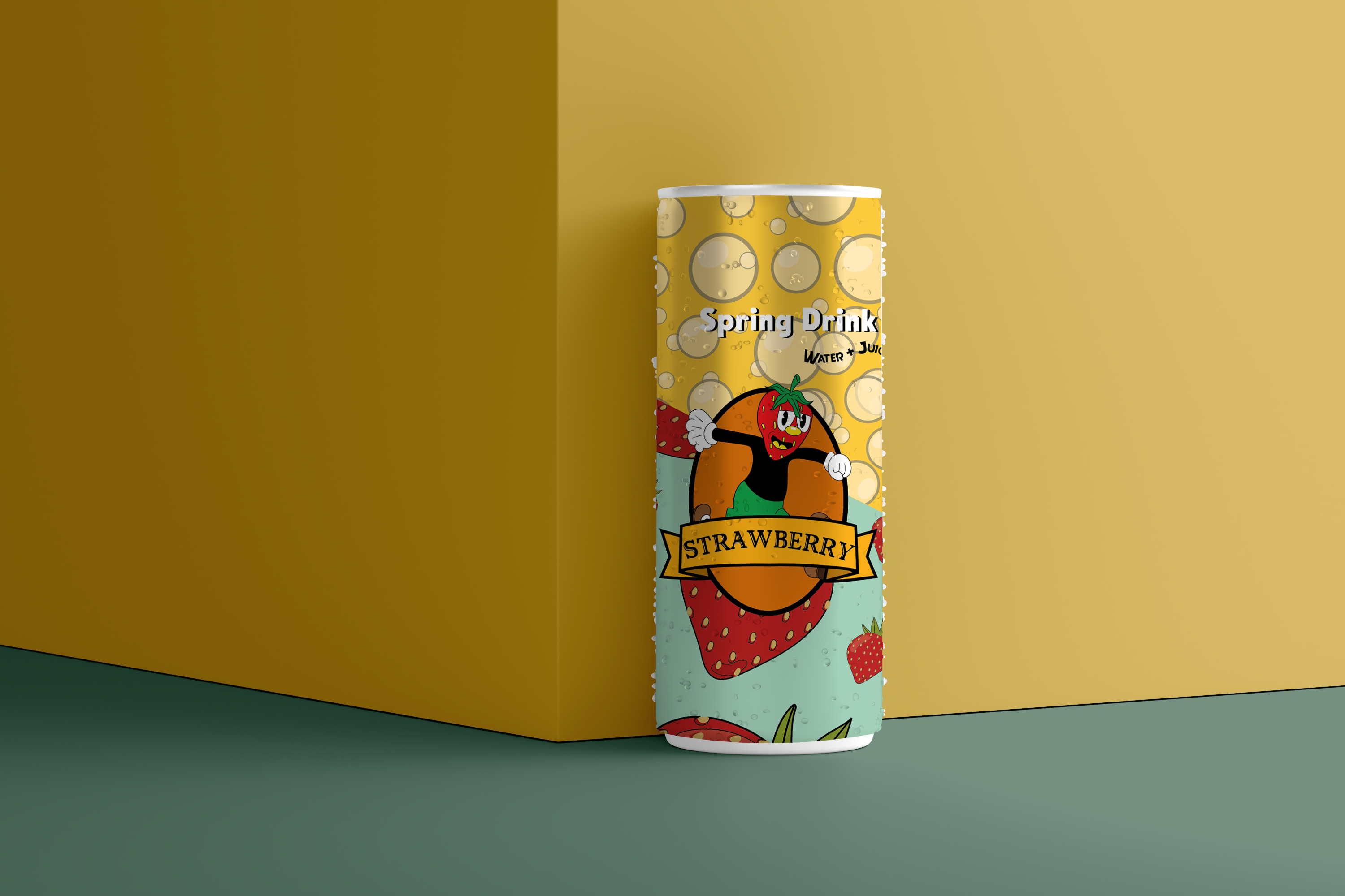 Packaging design Spring Drink | Разработка упаковки — Изображение №7 — Брендинг, Иллюстрация на Dprofile