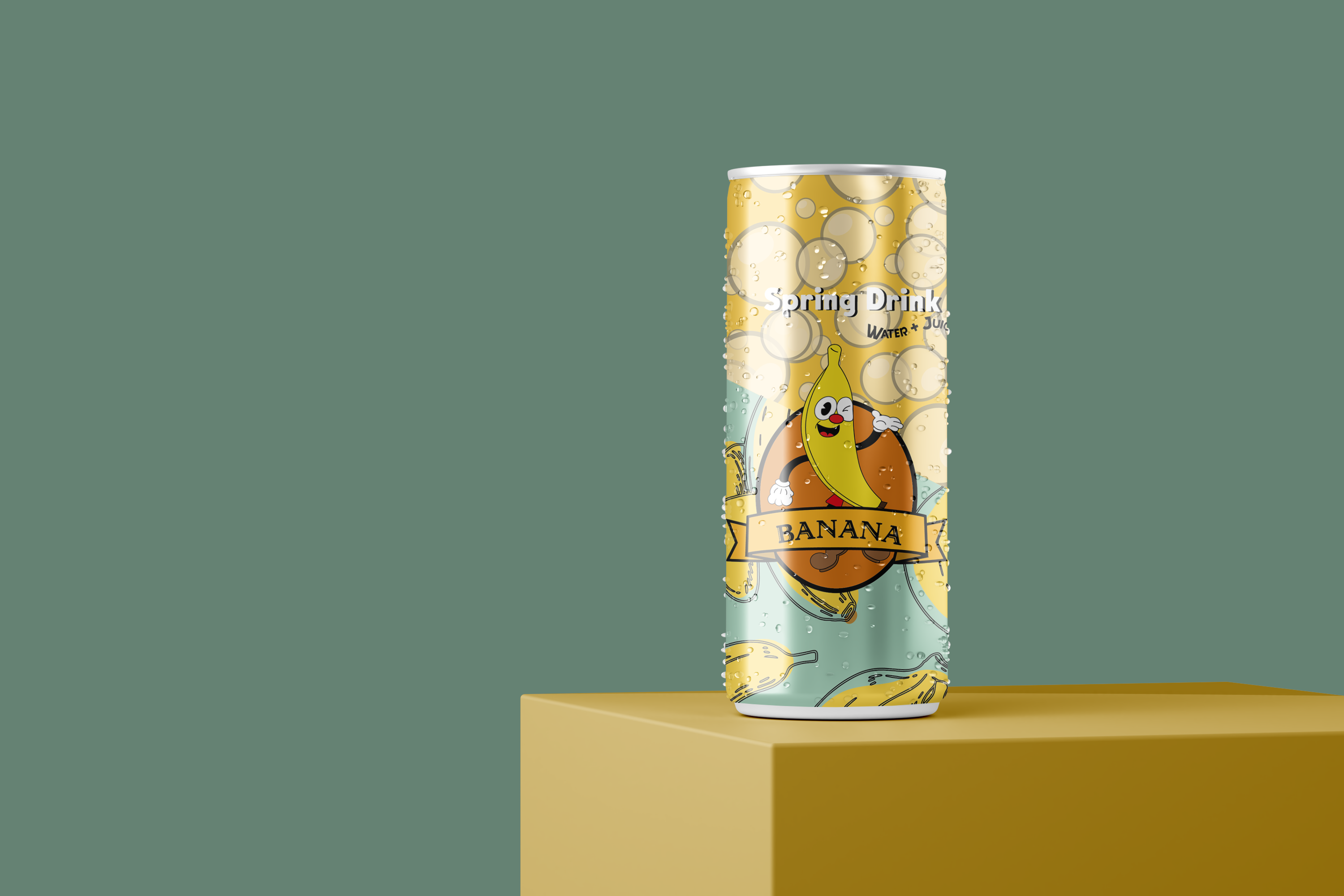 Packaging design Spring Drink | Разработка упаковки — Изображение №8 — Брендинг, Иллюстрация на Dprofile