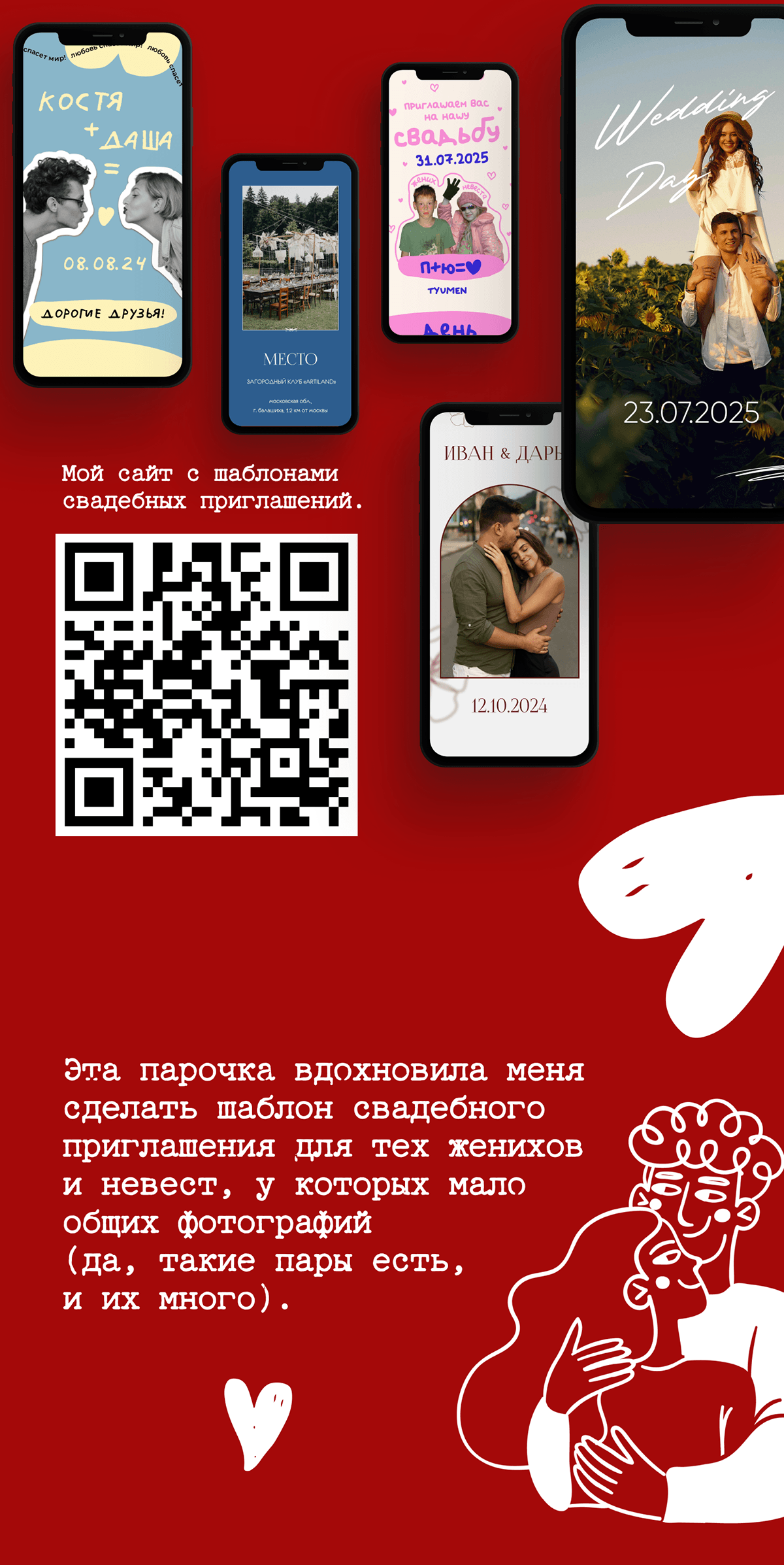 Электронное приглашение на свадьбу, пригласительное сайт — Изображение №2 — Маркетинг на Dprofile