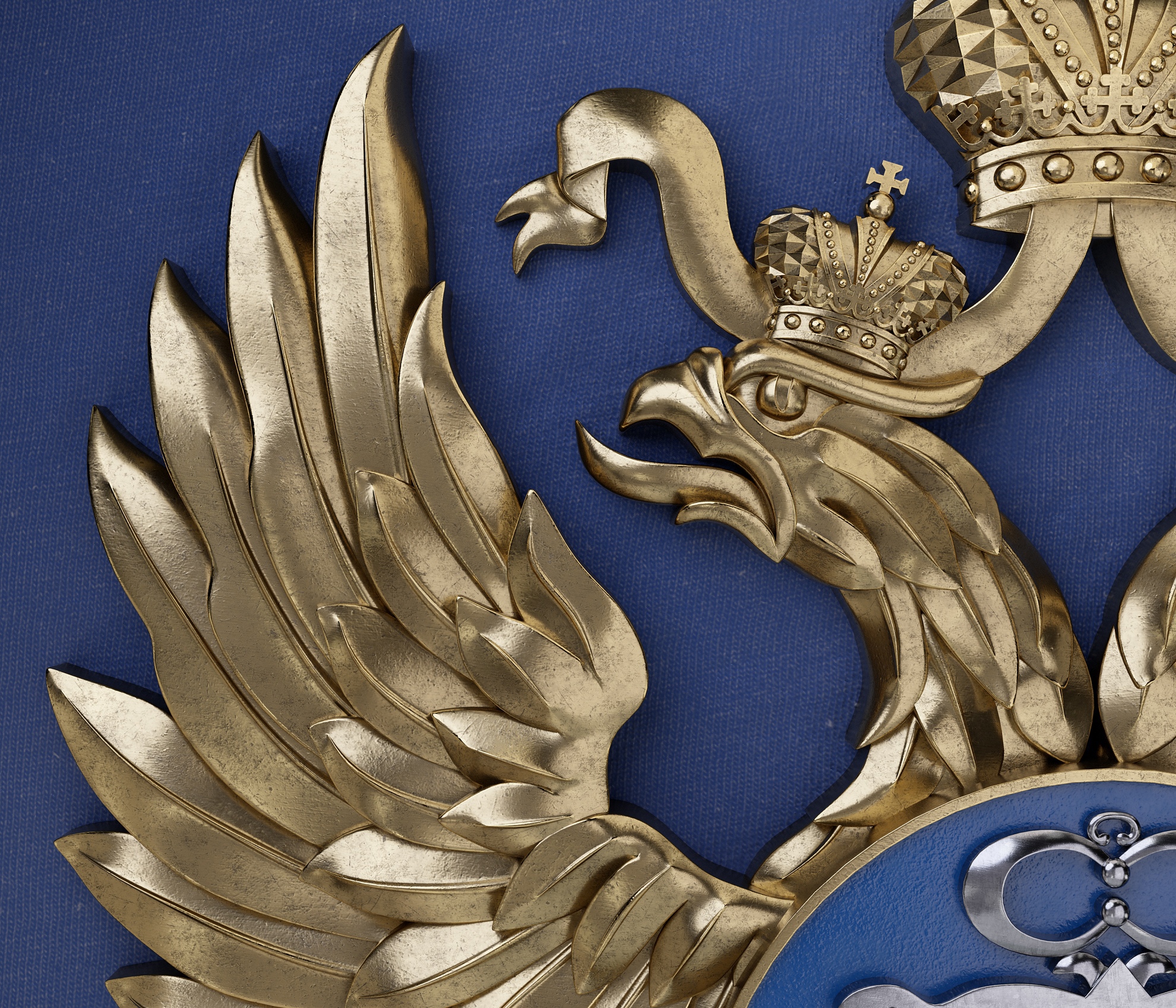 3D модель и визуализация герба Казначейства — Изображение №5 — Иллюстрация, 3D на Dprofile