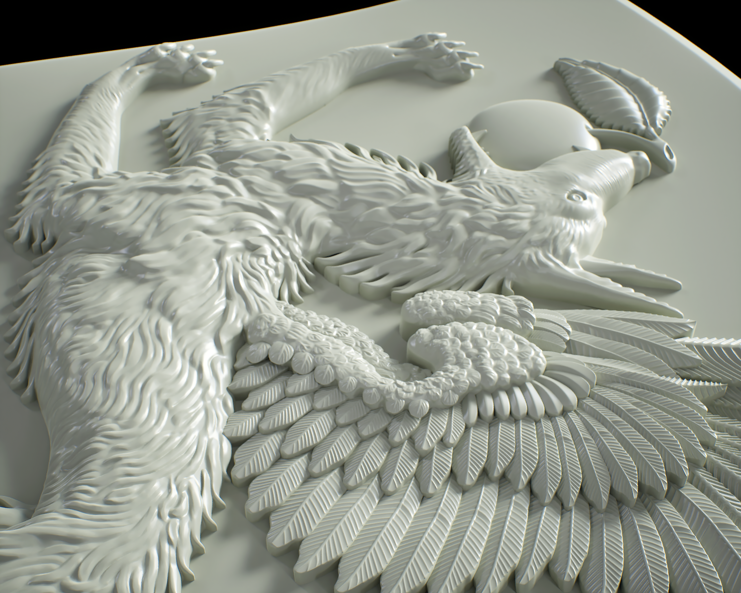 3D модель герба федеральной территории *Сириус* — Изображение №12 — Иллюстрация, 3D на Dprofile