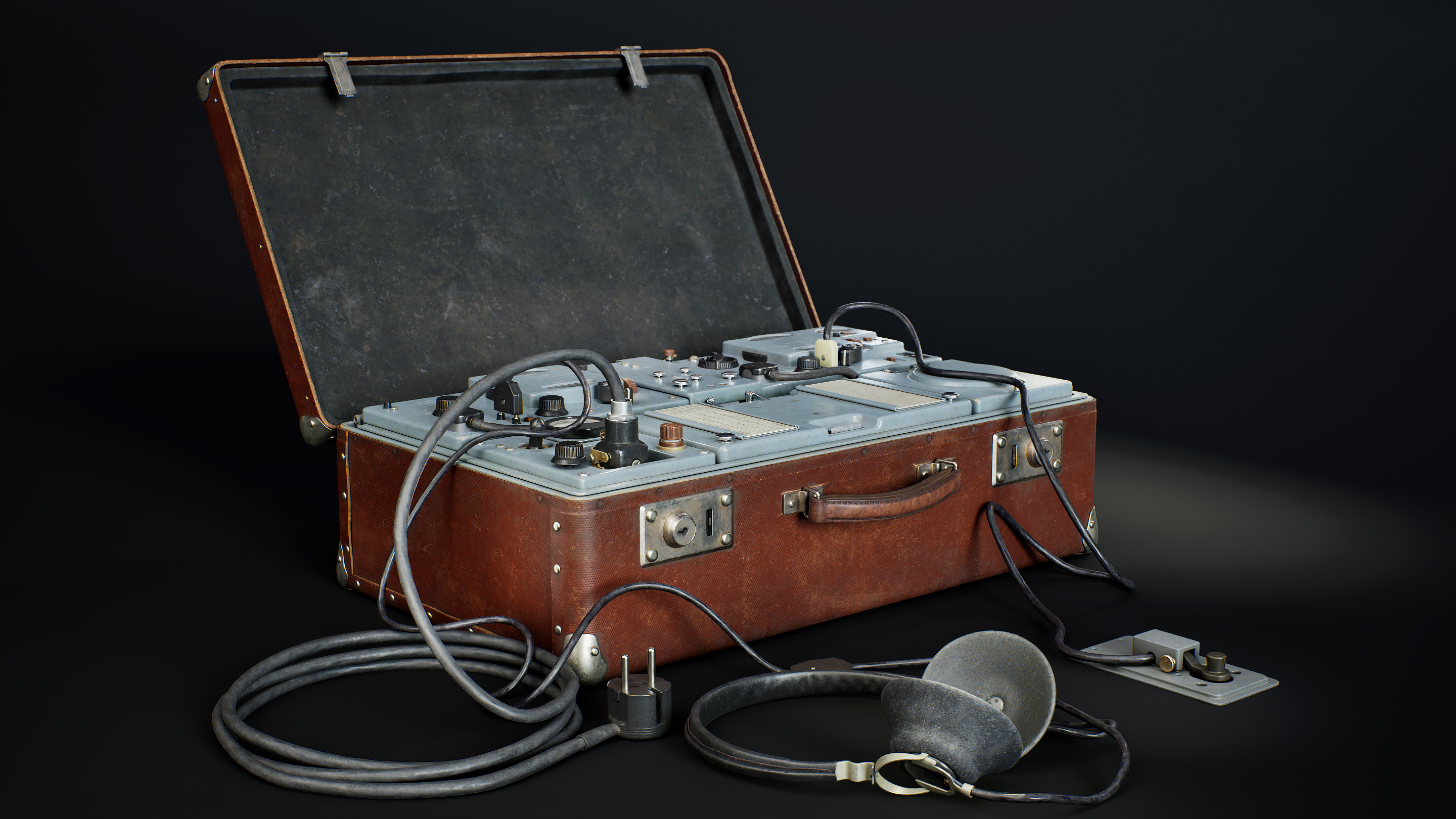 Советская шпионская радиостанция РИОН Р-57 — Изображение №1 — Иллюстрация, 3D на Dprofile