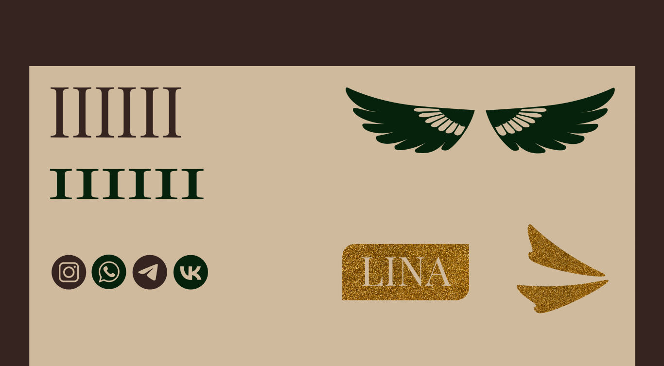 Web - айдентика для салона красоты LINA — Изображение №7 — Брендинг на Dprofile