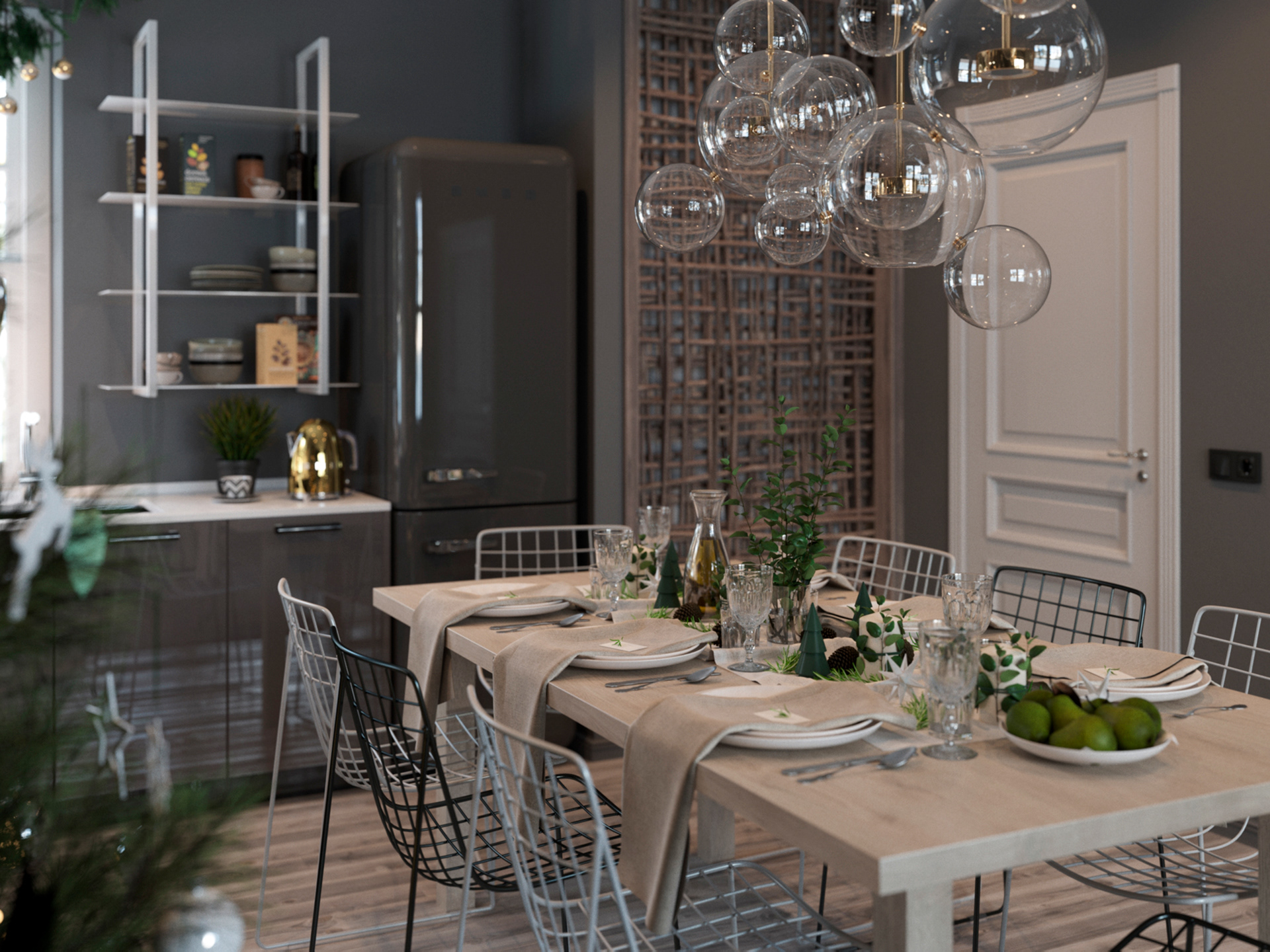 Kitchen living room — Изображение №8 — 3D на Dprofile