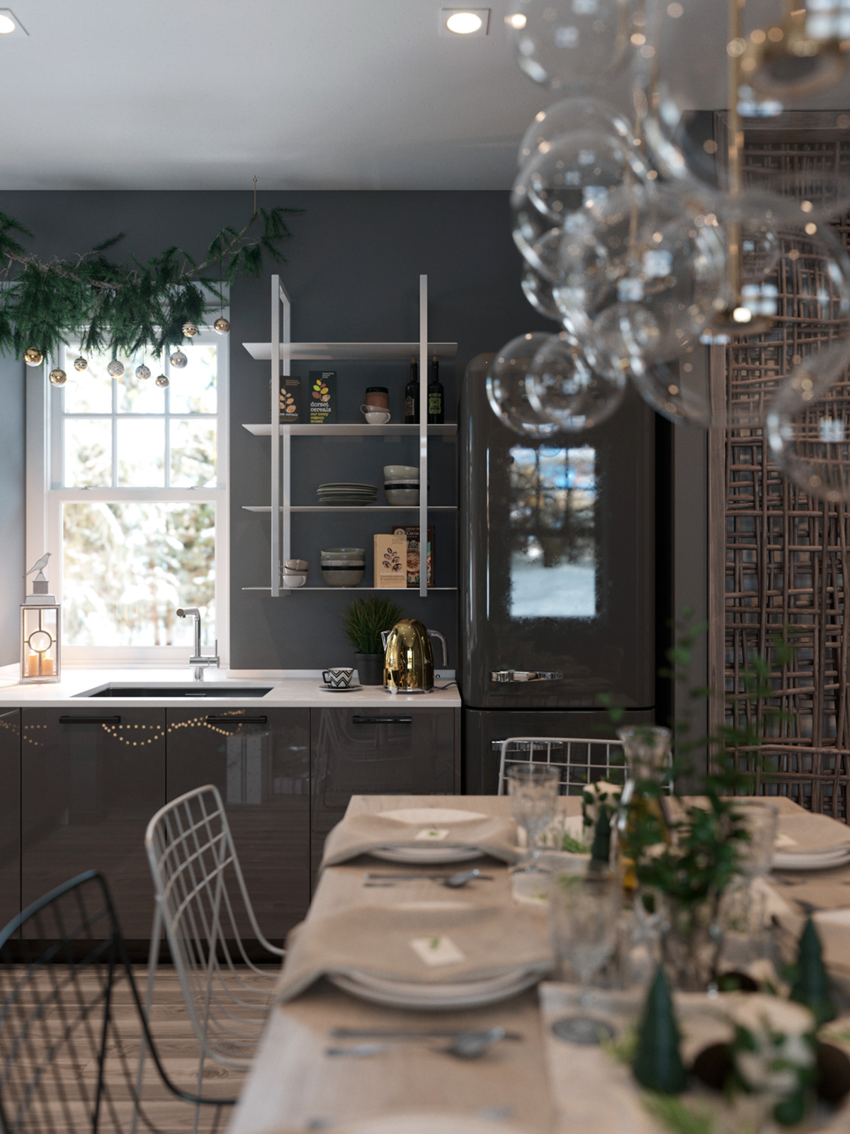 Kitchen living room — Изображение №2 — 3D на Dprofile