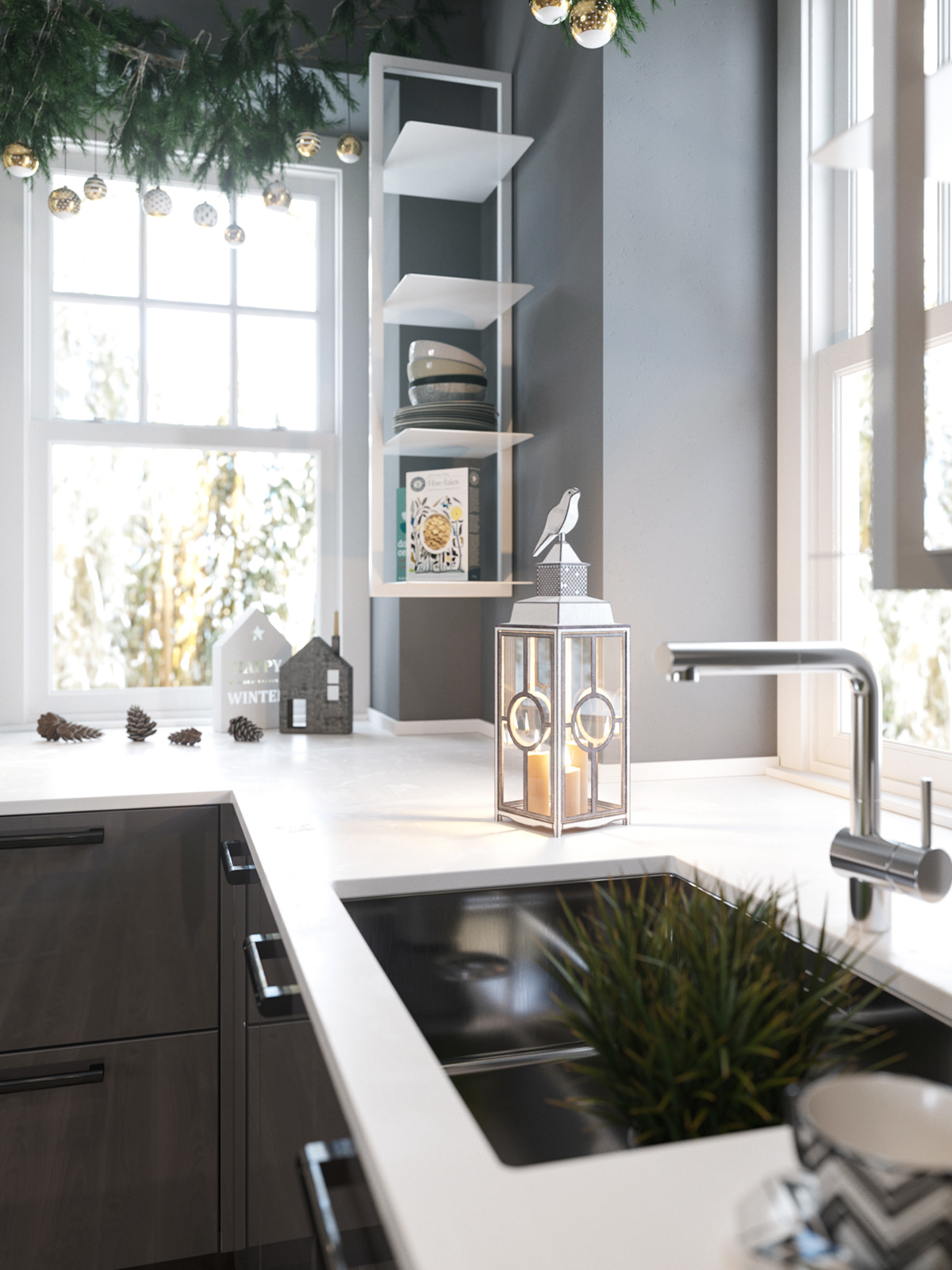 Kitchen living room — Изображение №9 — 3D на Dprofile