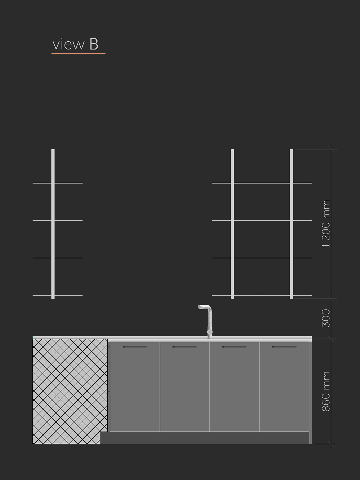 Kitchen living room — Изображение №7 — 3D на Dprofile