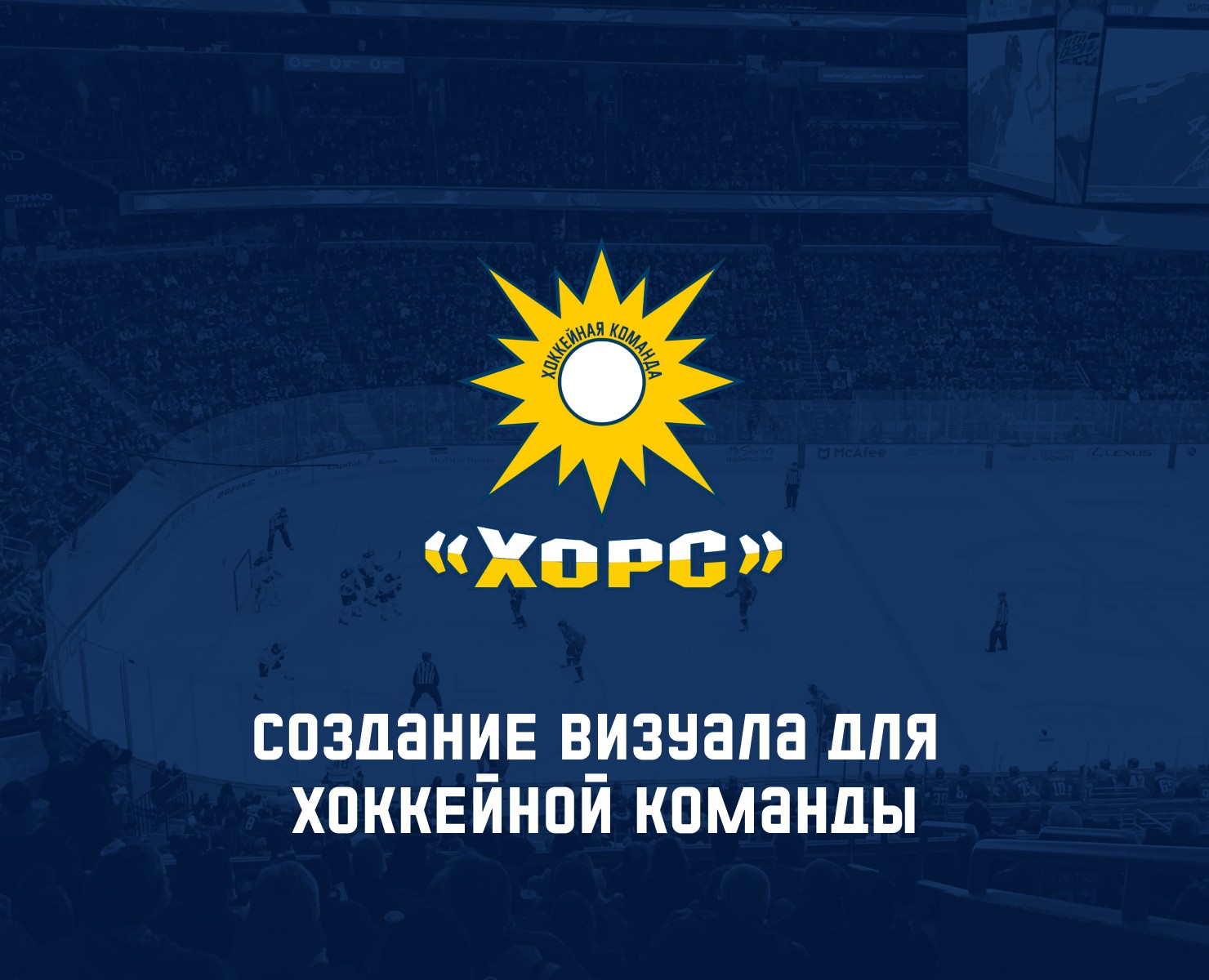 Создание визуала для хоккейной команды — Брендинг, Графика на Dprofile