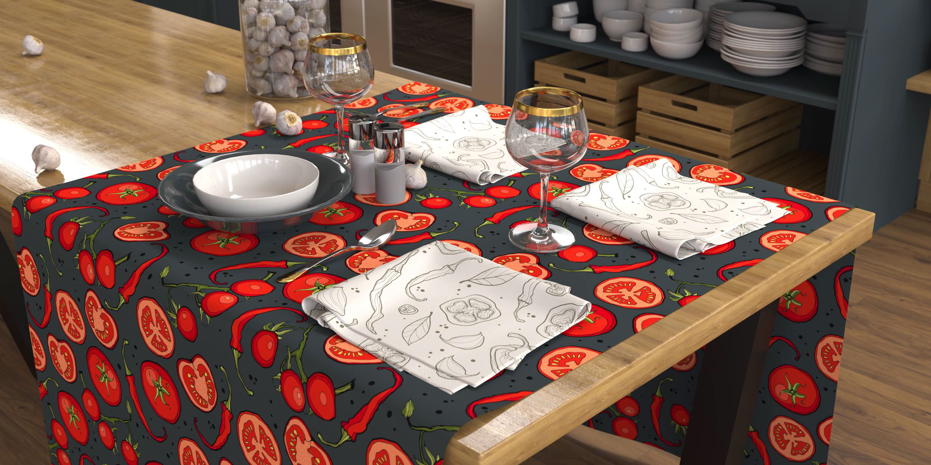 Pattern "Vegetables MIX" — Изображение №8 — Иллюстрация, Графика на Dprofile