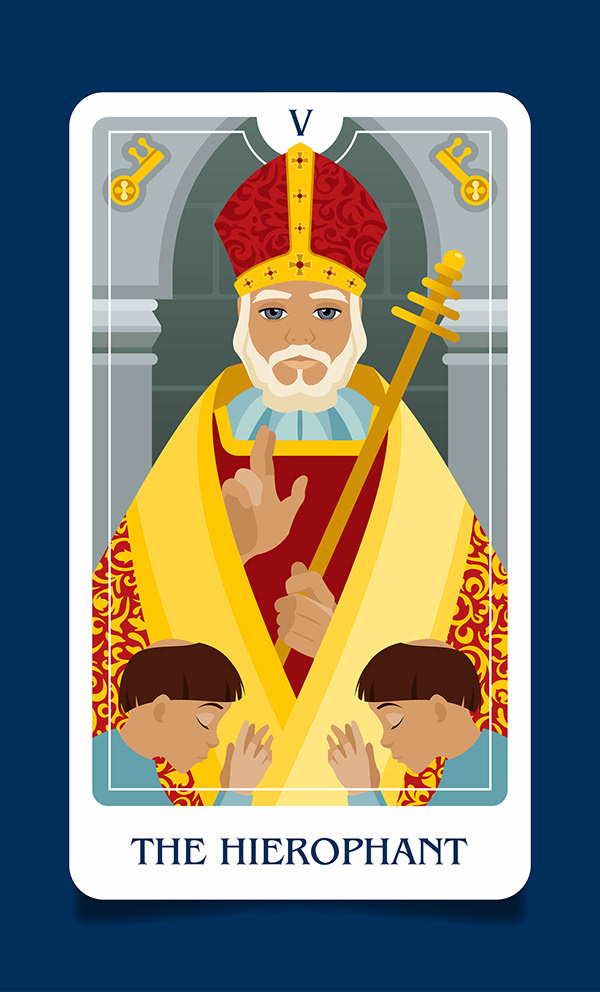 Карты TARO. Старшие арканы — Изображение №8 — Иллюстрация на Dprofile