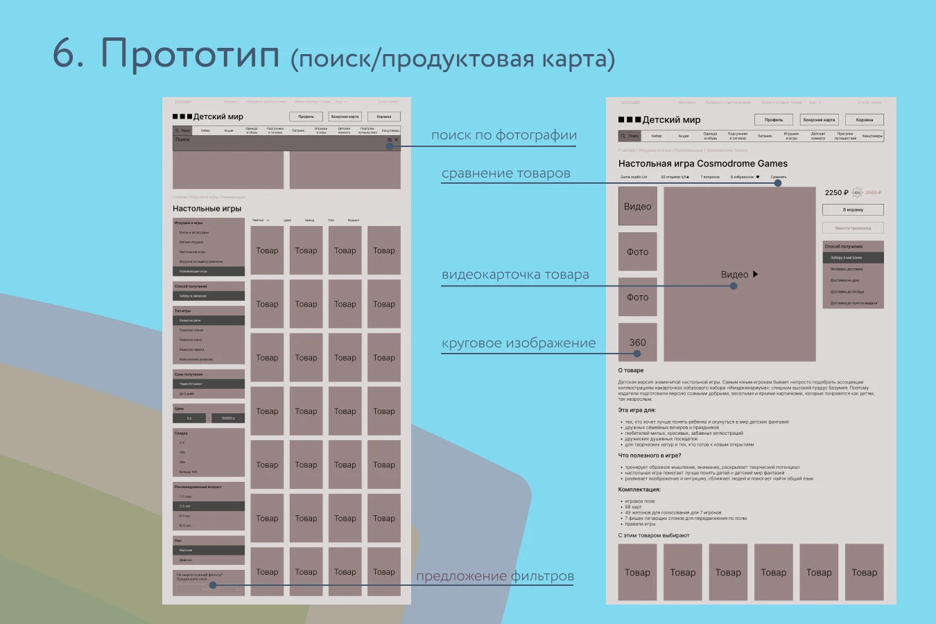 Детский мир, UX-оптимизация — Изображение №10 — Интерфейсы на Dprofile