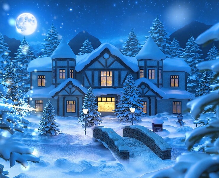 Opener | Merry Christmas — 3D, Анимация на Dprofile