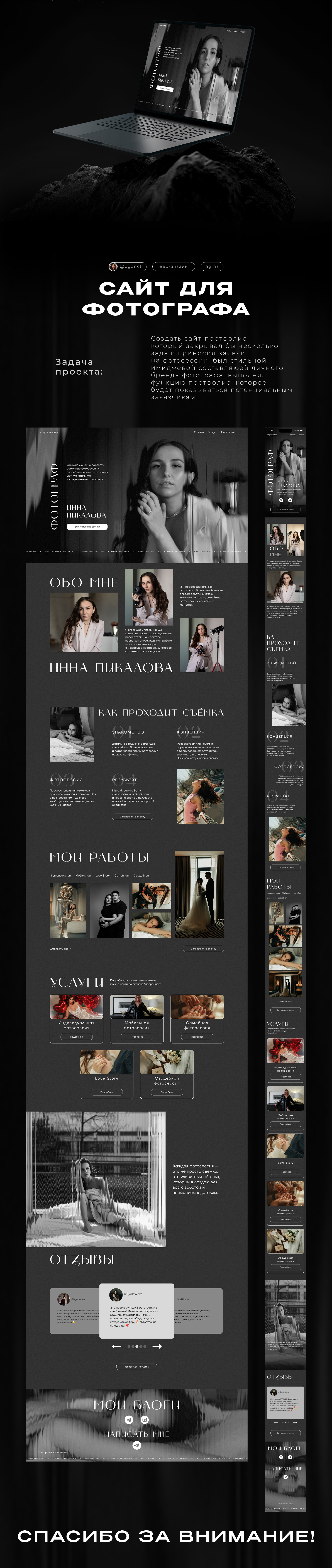 Дизайн сайта для фотографа — Изображение №1 — Интерфейсы на Dprofile