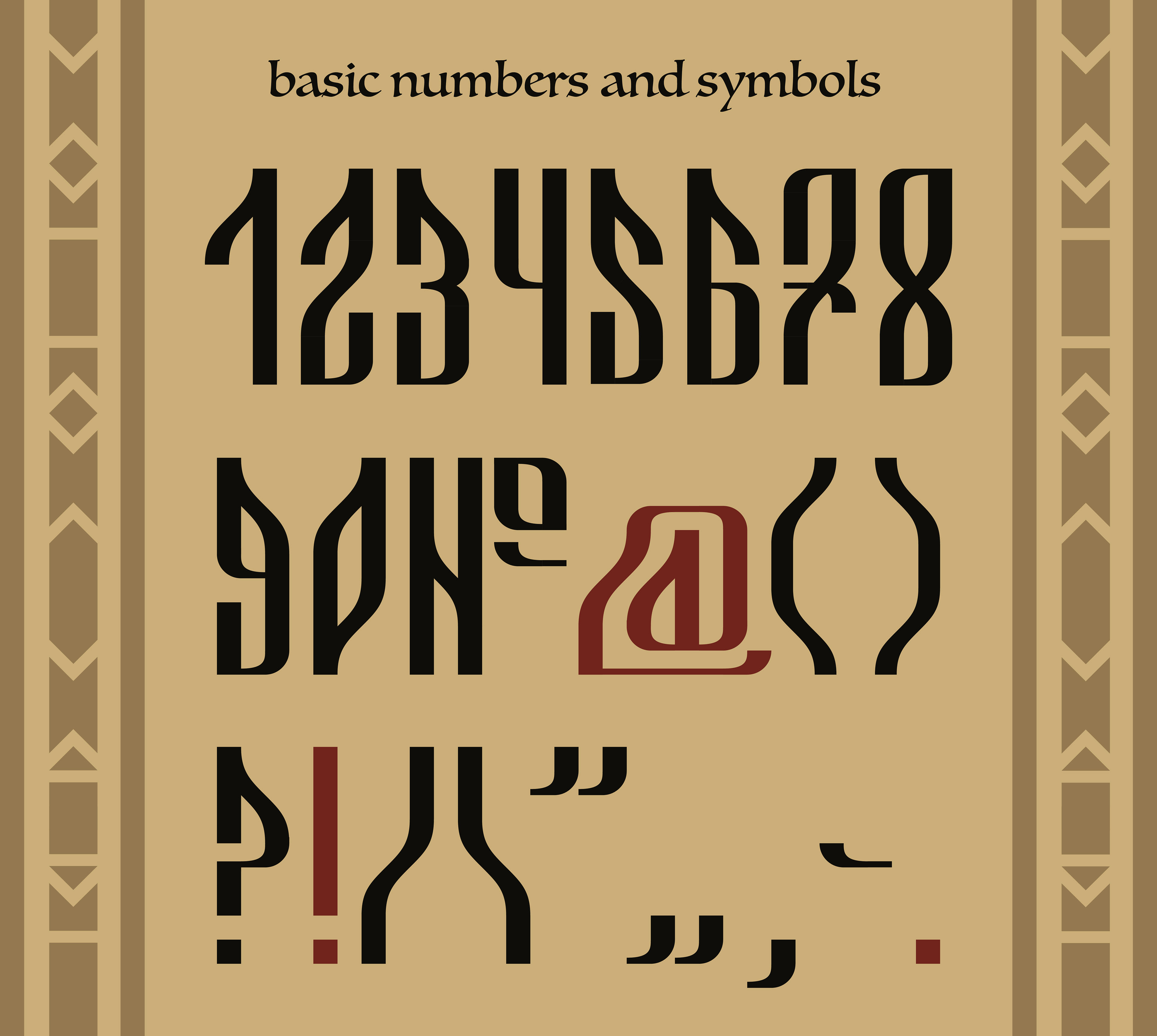 Bukvushki typeface | Шрифт Буквушки — Изображение №3 — Графика на Dprofile