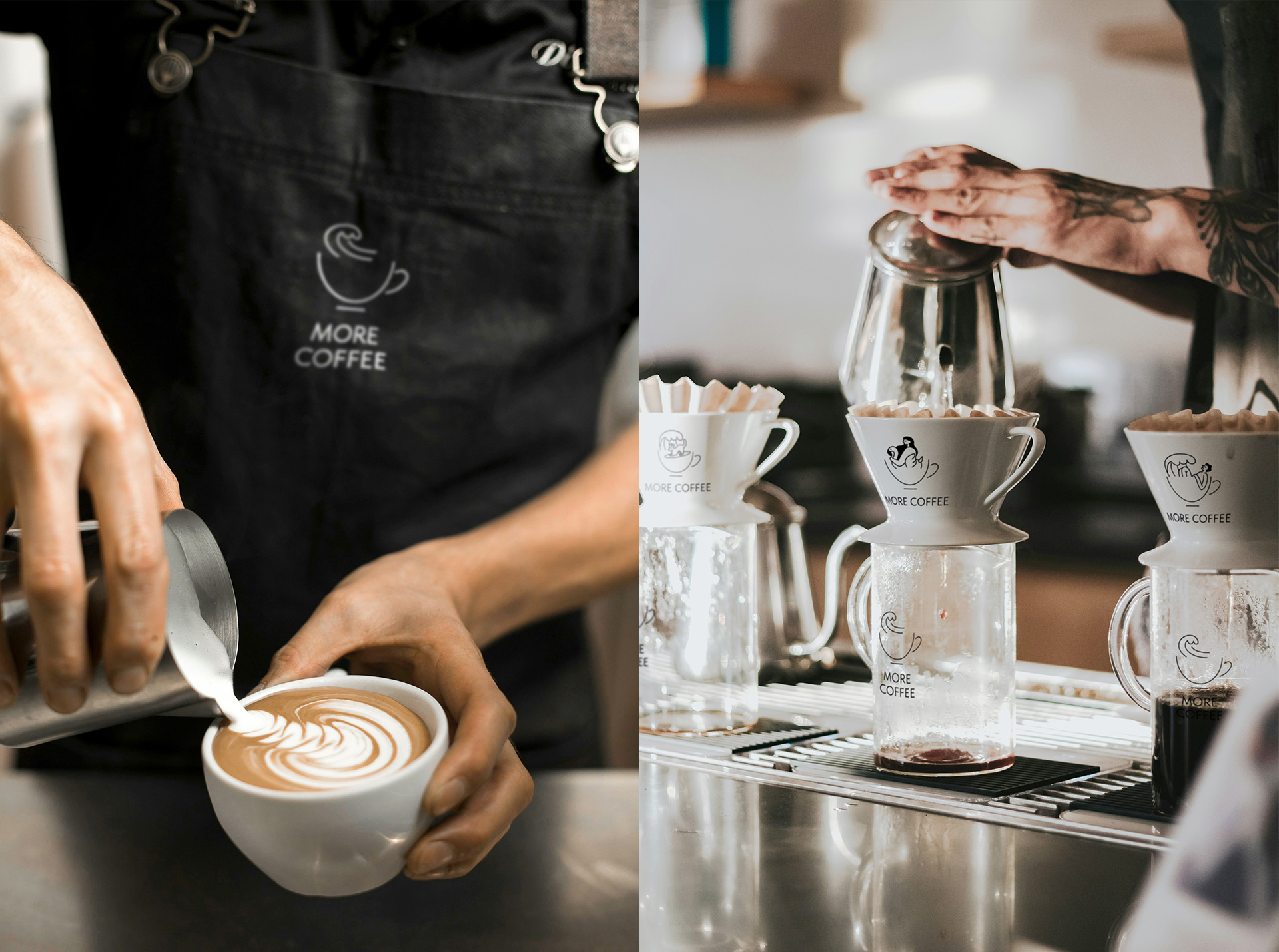 Логотип для кофейни MORE COFFEE — Изображение №6 — Брендинг, Иллюстрация на Dprofile