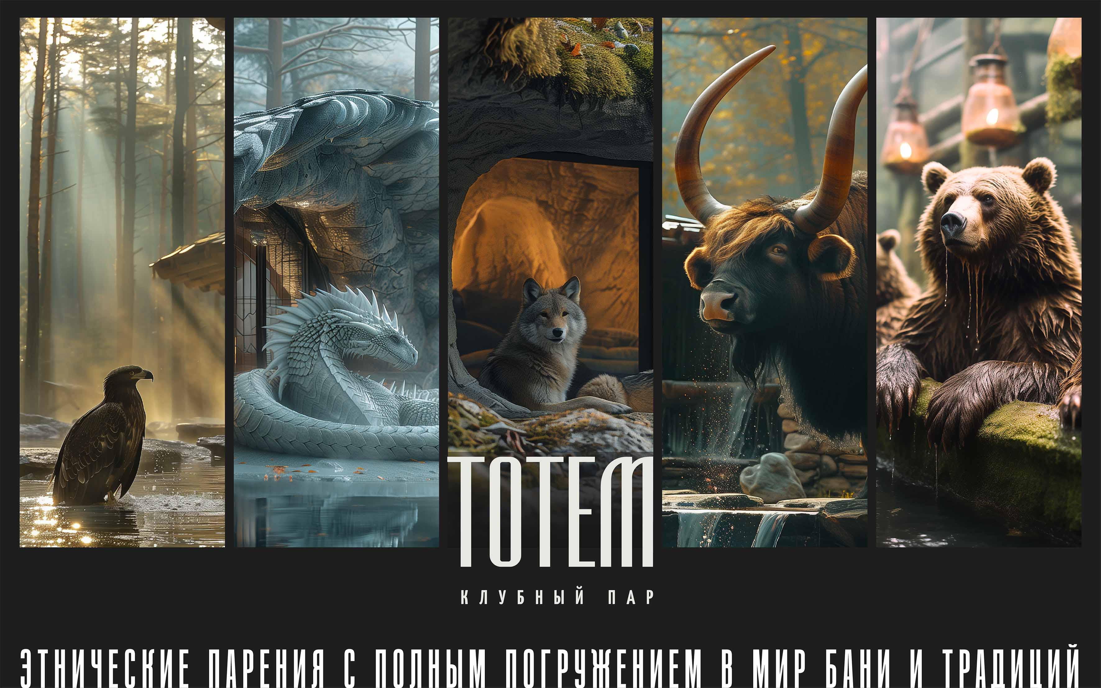 Тотем. Банный комплекс полного погружения. — Изображение №1 — Брендинг на Dprofile